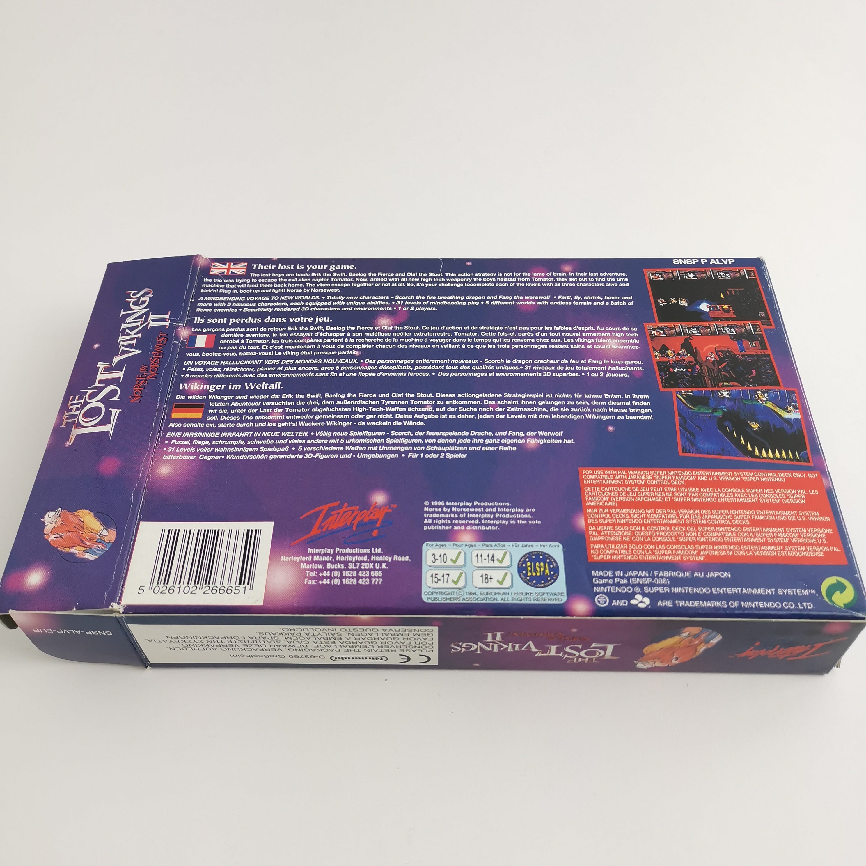 Super Nintendo Spiel – The Lost Vikings II Norse by Norsewest PAL