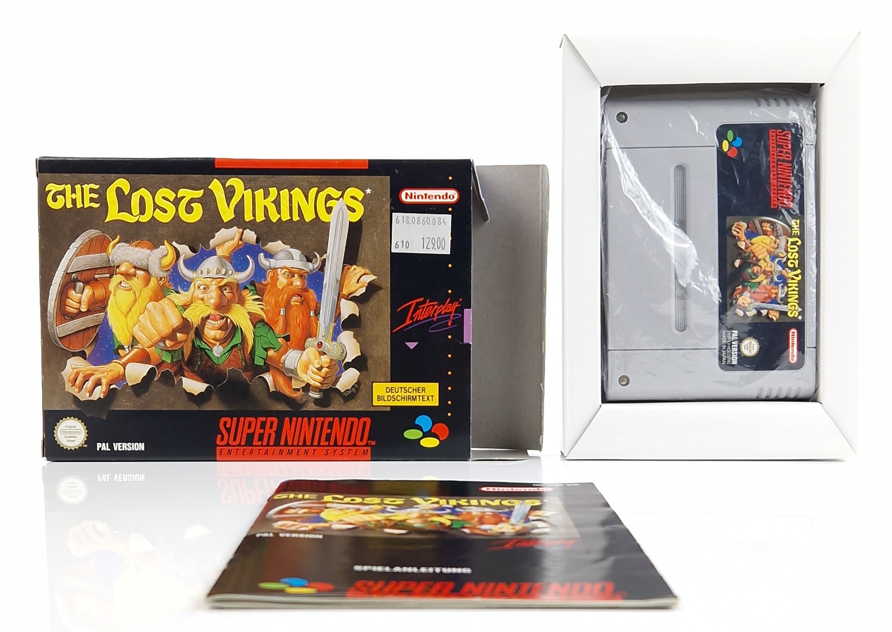 Super Nintendo Spiel – The Lost Vikings (OVP PAL)