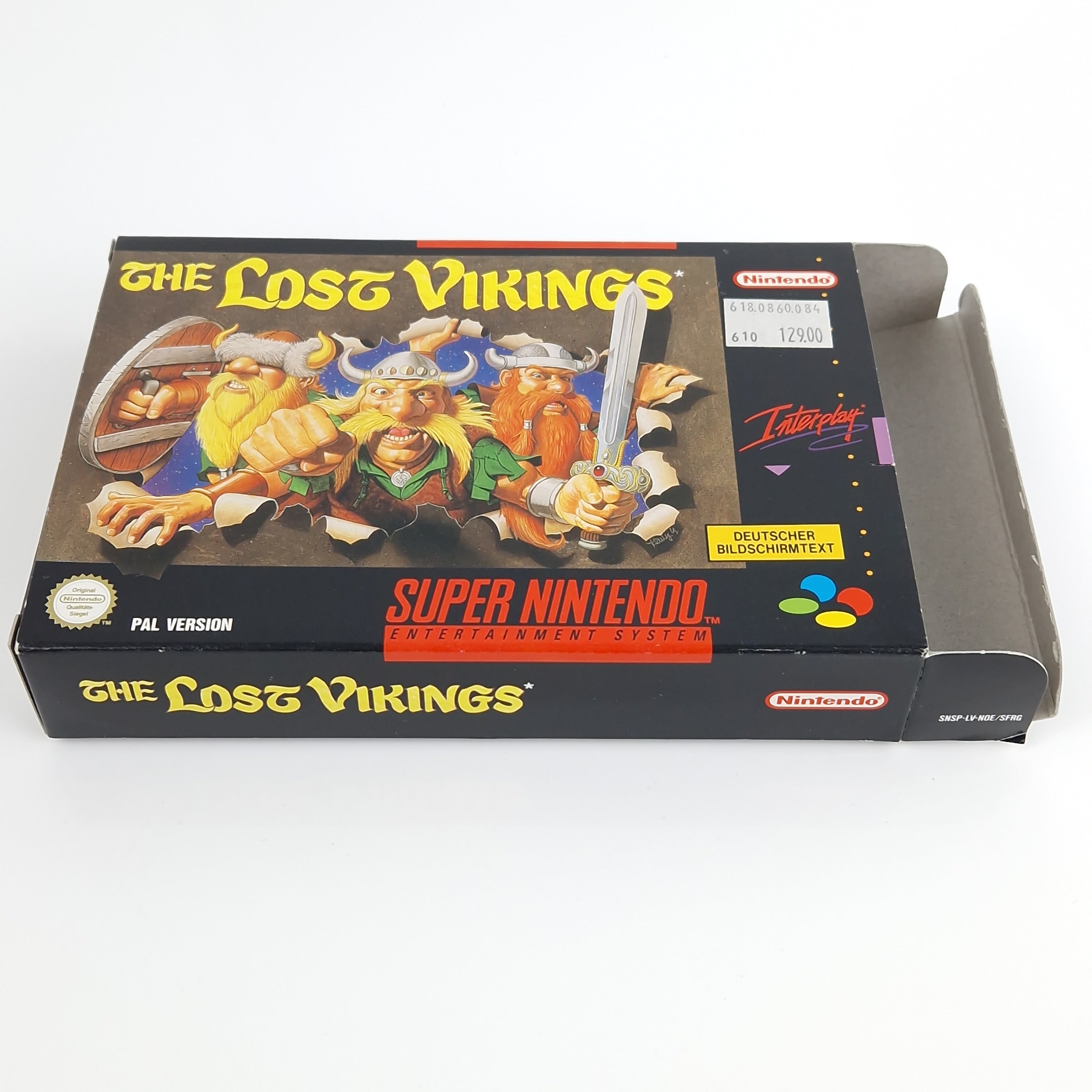 Super Nintendo Spiel – The Lost Vikings (OVP PAL)
