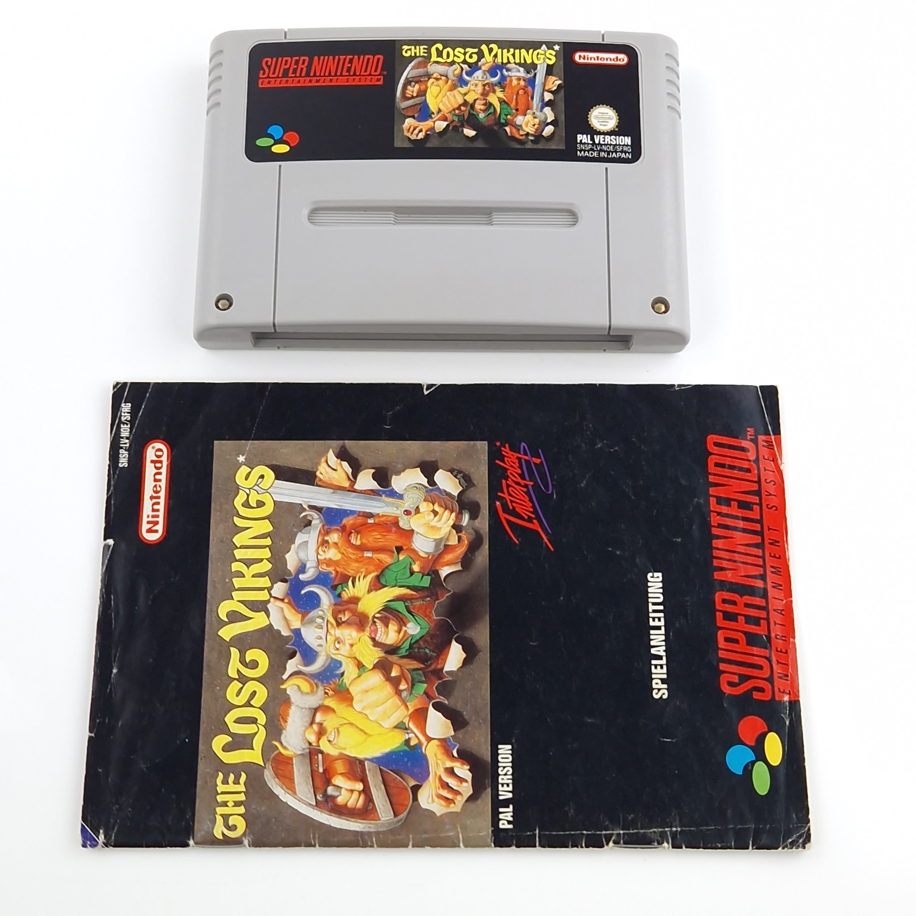 Super Nintendo Spiel – The Lost Vikings SNES OVP PAL