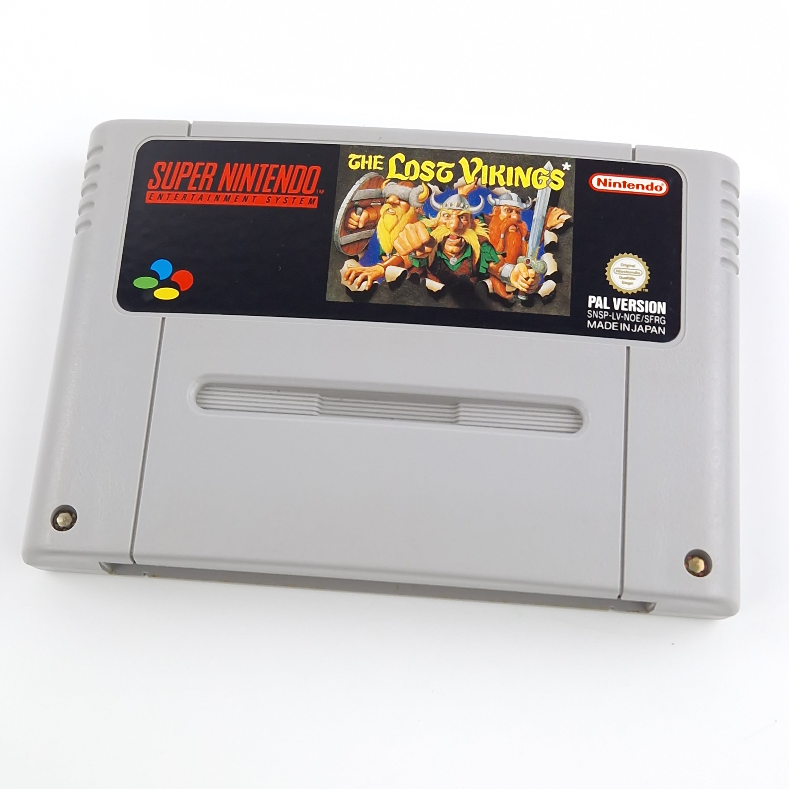 Super Nintendo Spiel – The Lost Vikings SNES OVP PAL