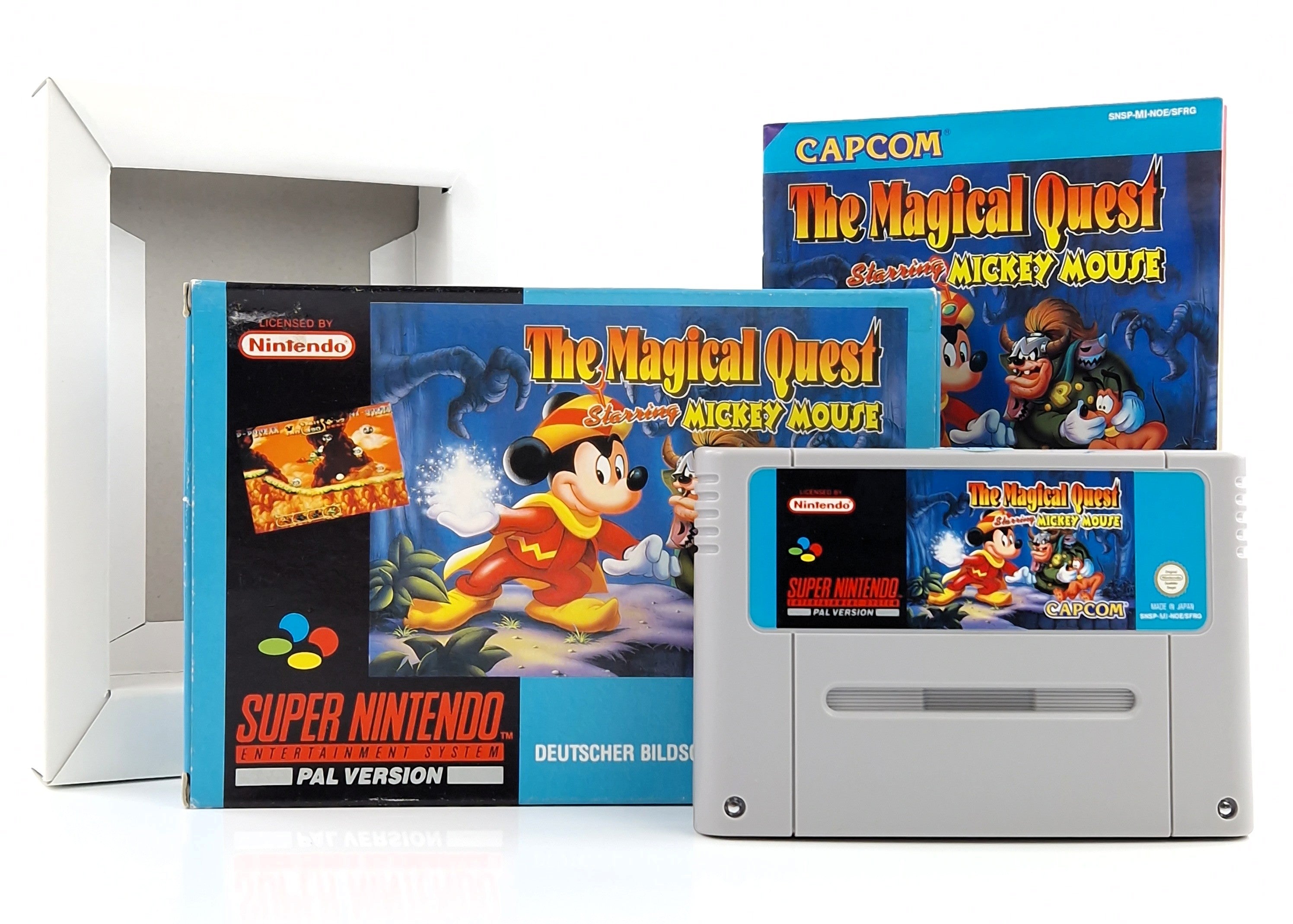 Super Nintendo Spiel – The Magical Quest starring Mickey Mouse OVP