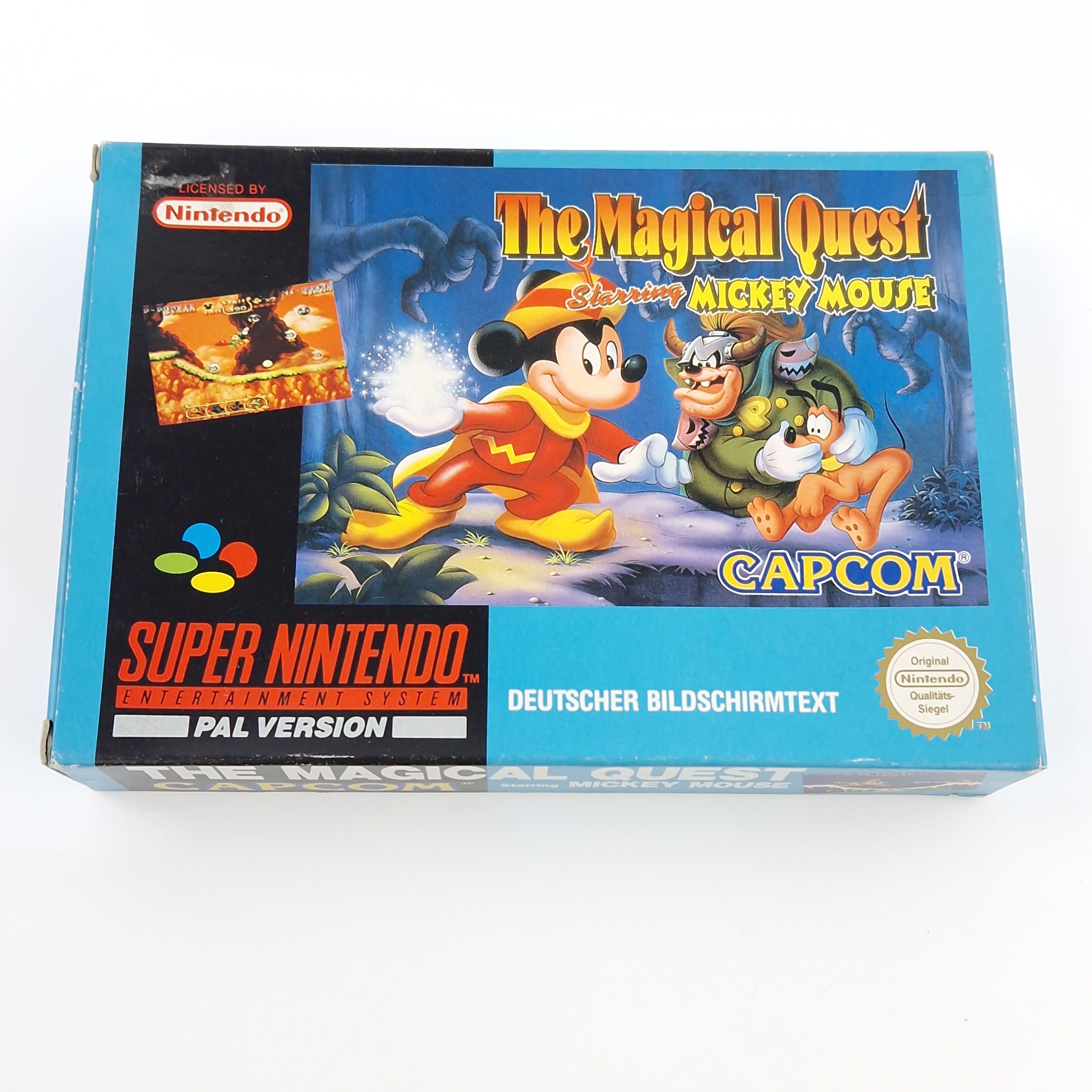 Super Nintendo Spiel – The Magical Quest starring Mickey Mouse OVP