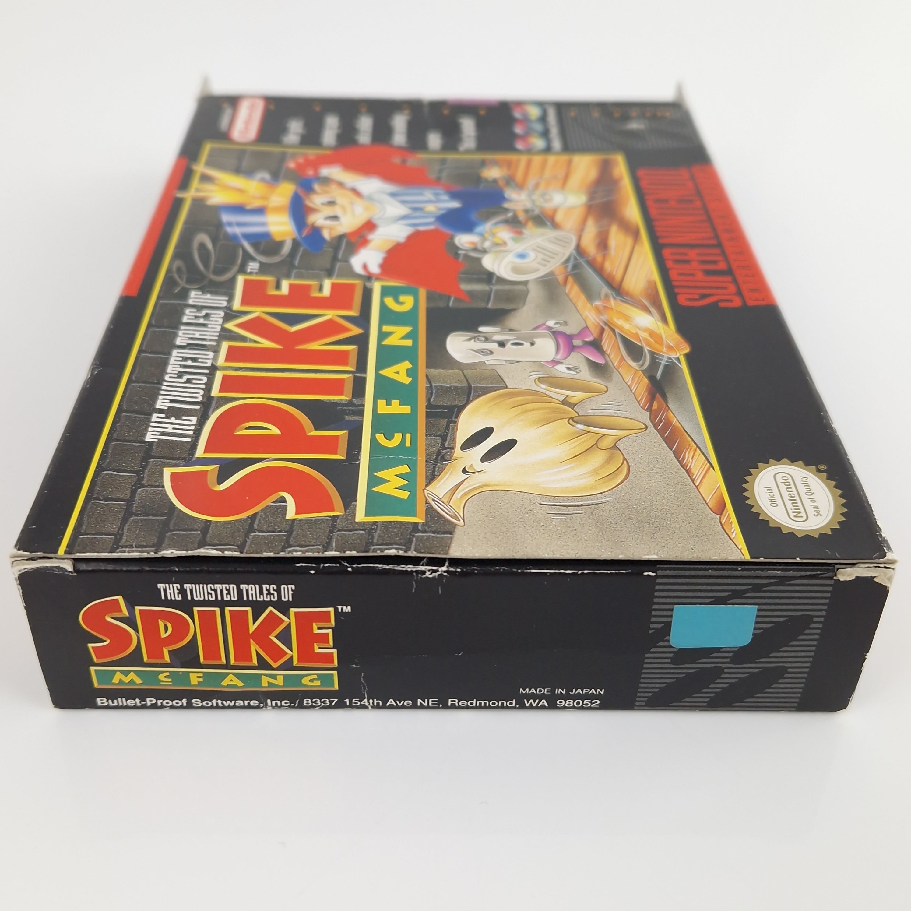 Super Nintendo Spiel – The Twisted Tales of Spike McFang OVP