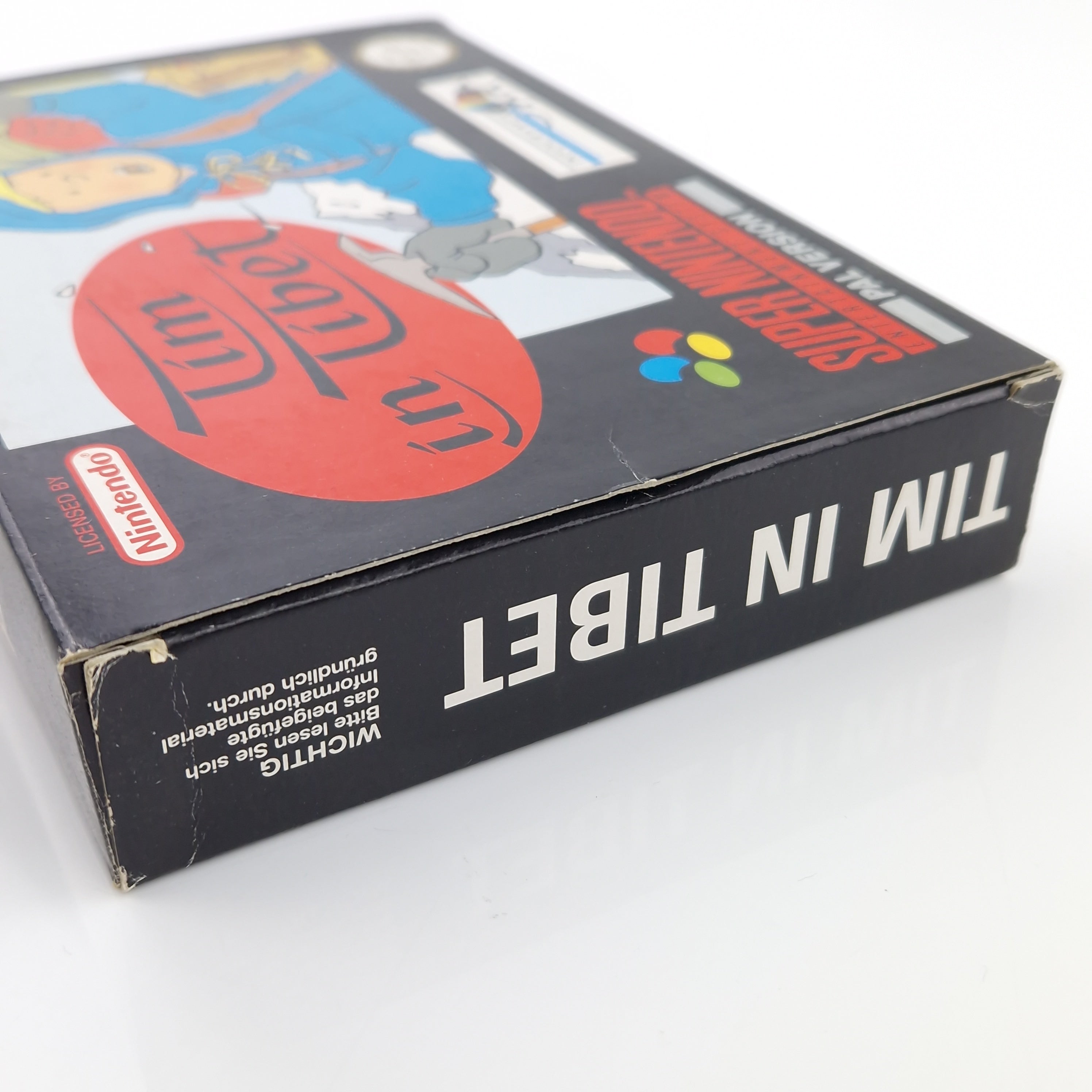 Super Nintendo Spiel – Tim in Tibet SNES OVP PAL NOE-1