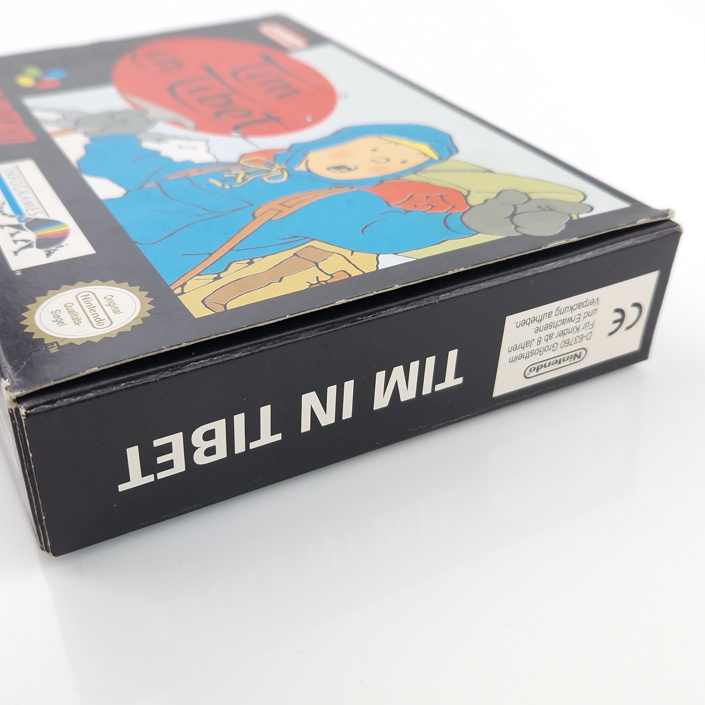 Super Nintendo Spiel – Tim in Tibet SNES OVP PAL NOE-1