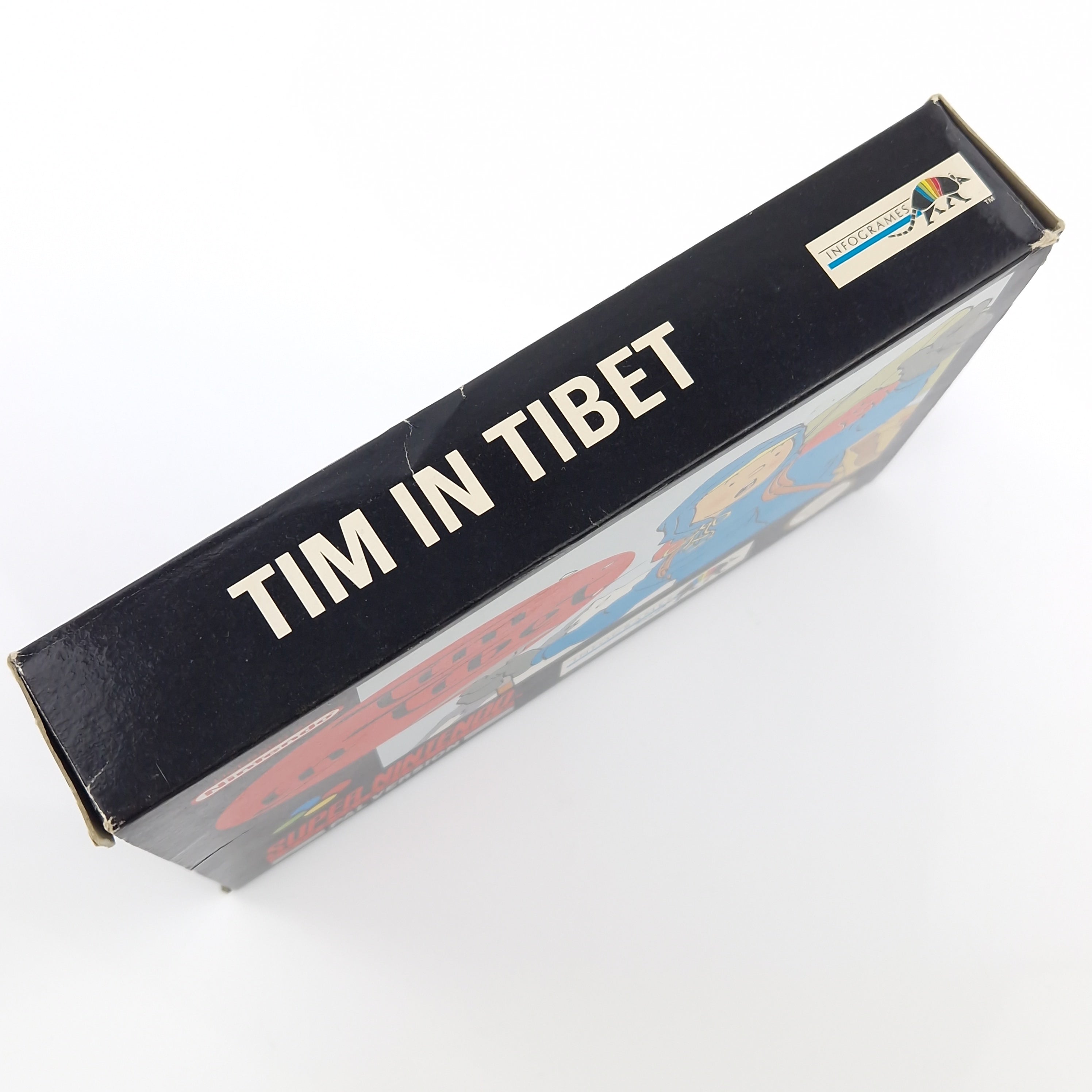 Super Nintendo Spiel – Tim in Tibet SNES OVP PAL NOE-1