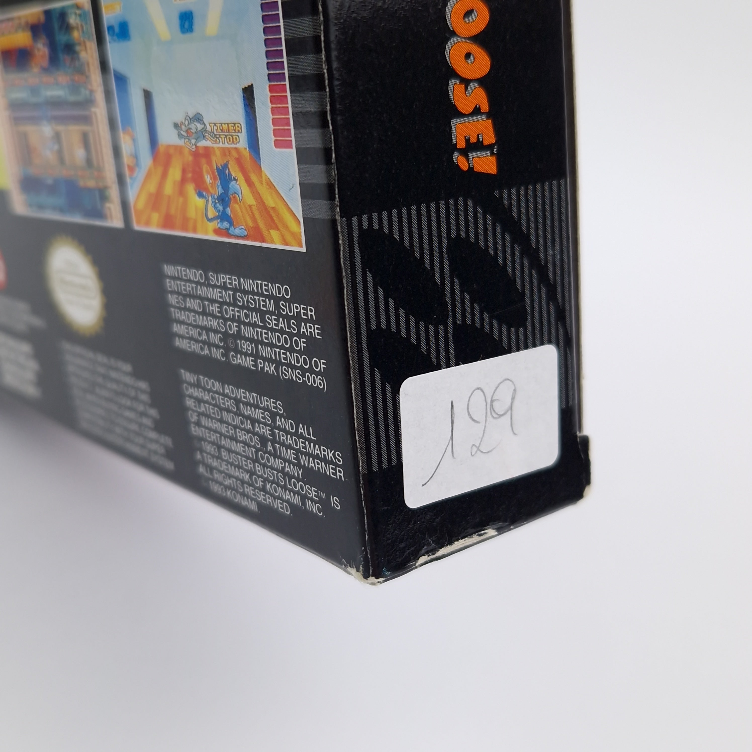 Super Nintendo Spiel – Tiny Toon Adventures Buster Busts Loose OVP