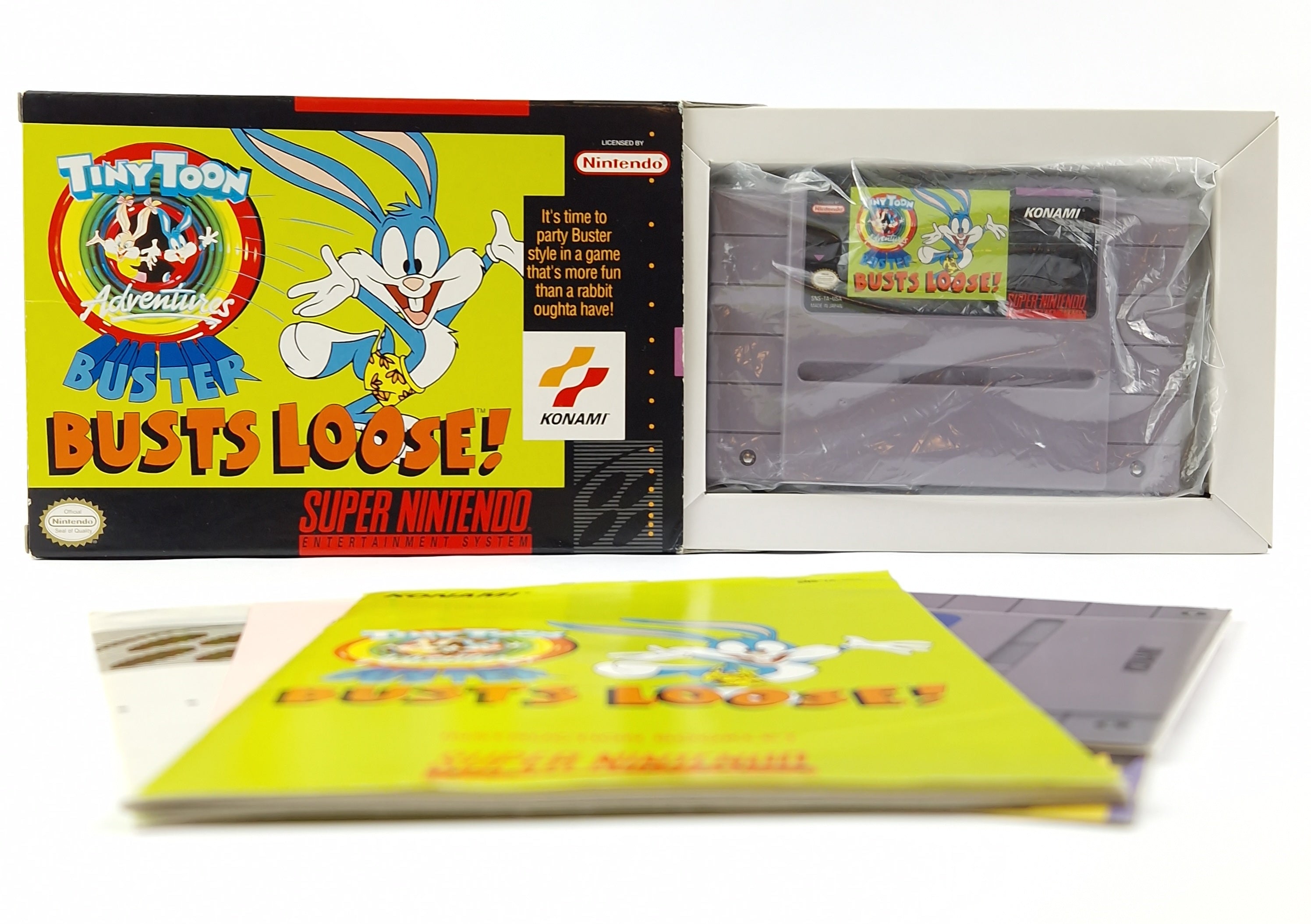 Super Nintendo Spiel – Tiny Toon Adventures Buster Busts Loose OVP