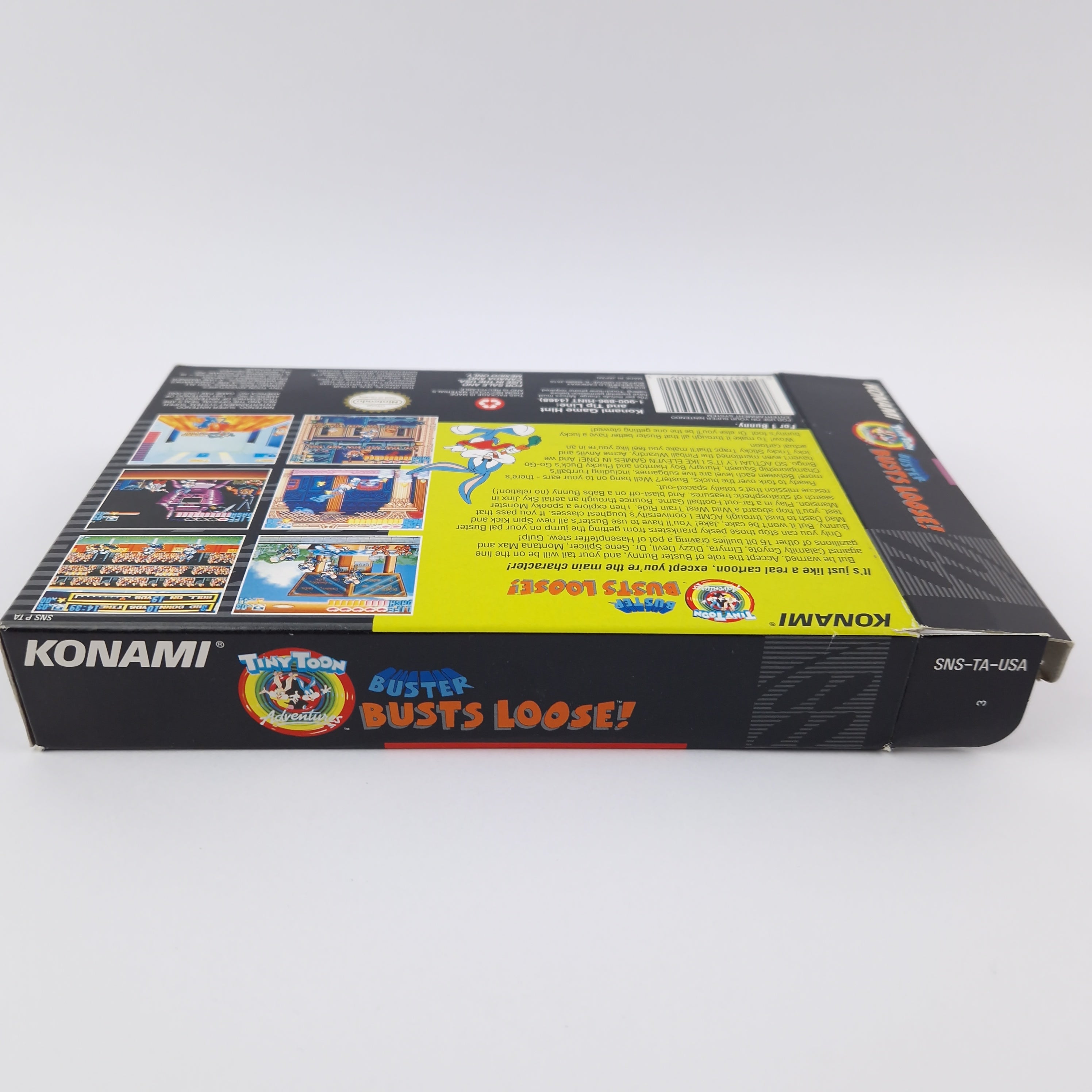 Super Nintendo Spiel – Tiny Toon Adventures Buster Busts Loose OVP