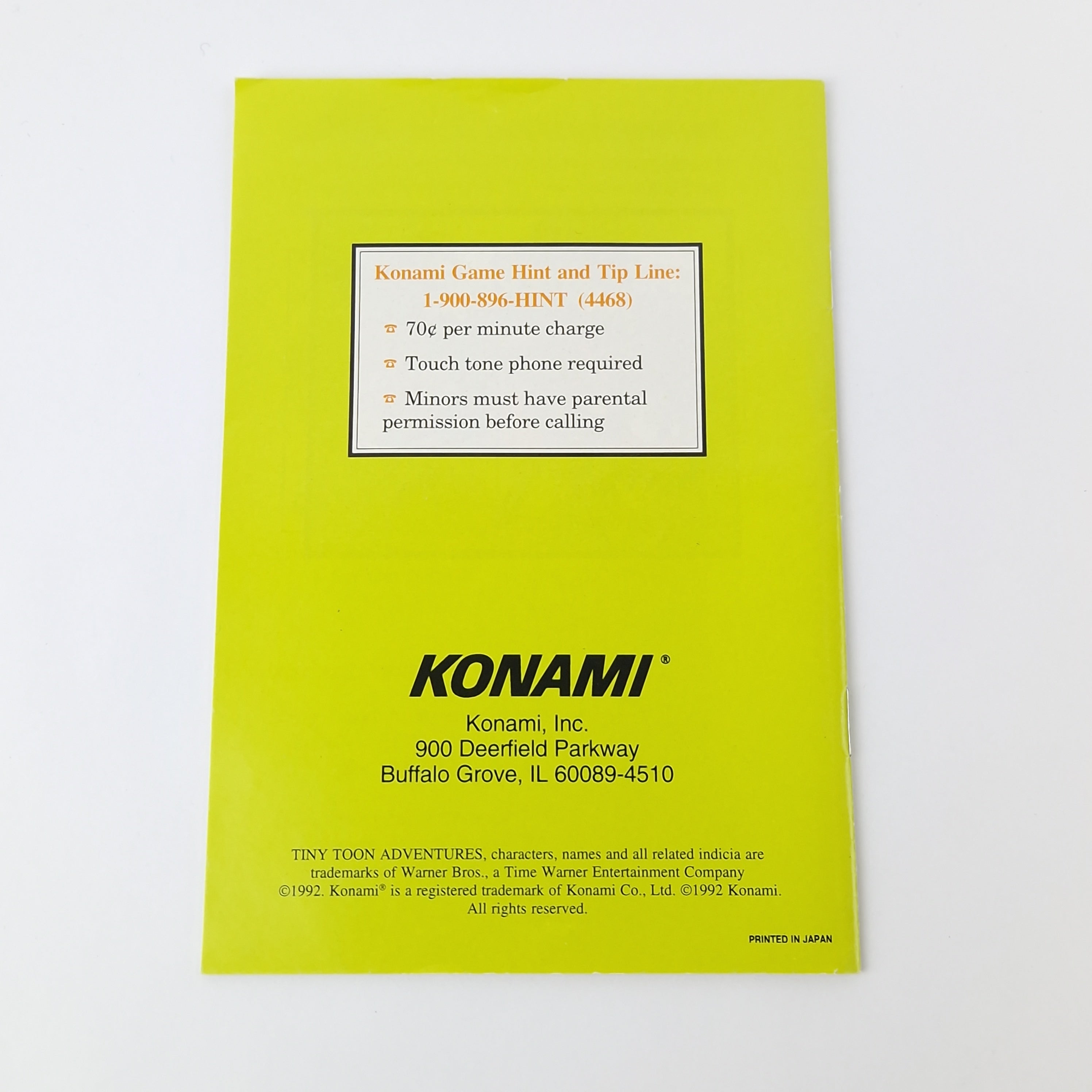 Super Nintendo Spiel – Tiny Toon Adventures Buster Busts Loose OVP