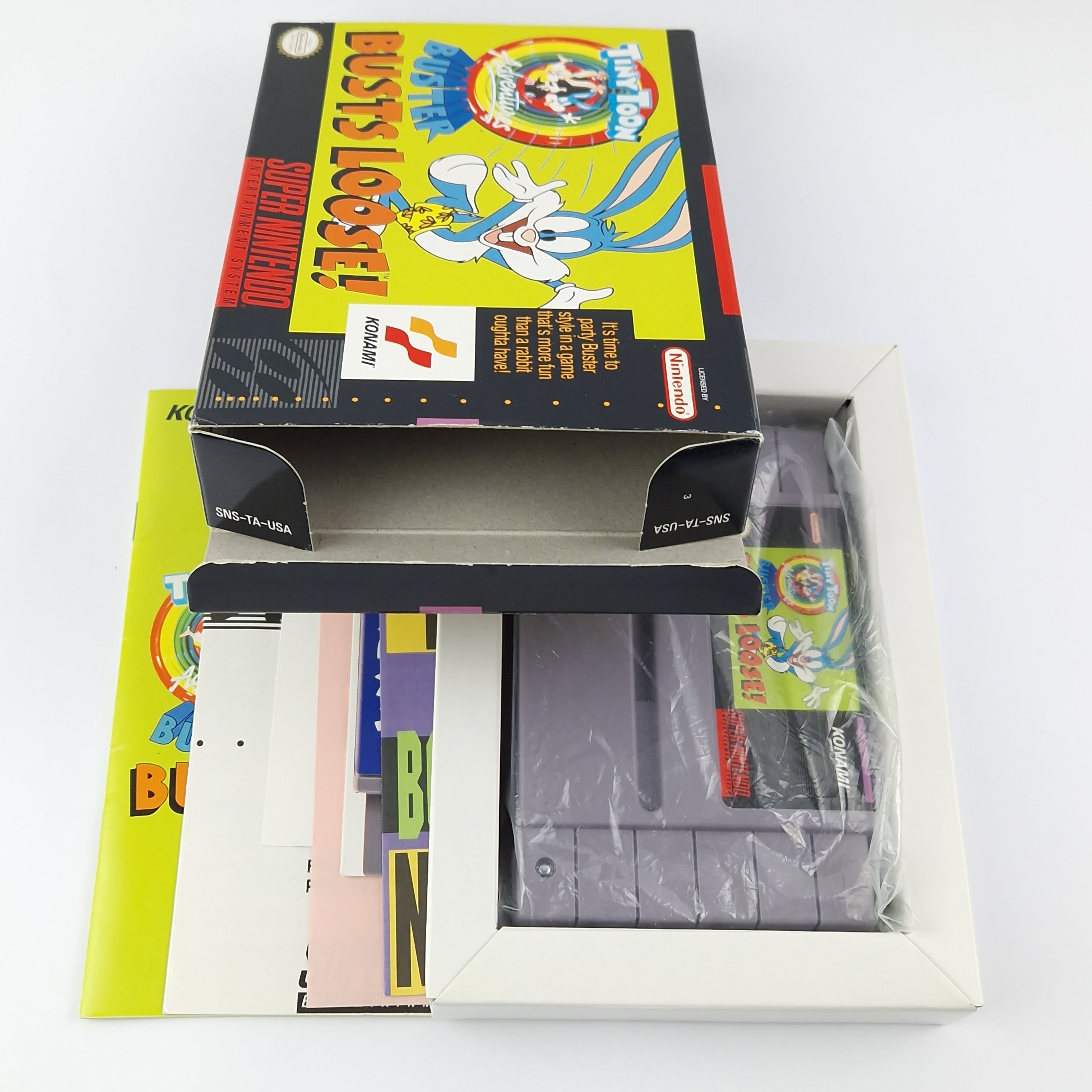Super Nintendo Spiel – Tiny Toon Adventures Buster Busts Loose OVP