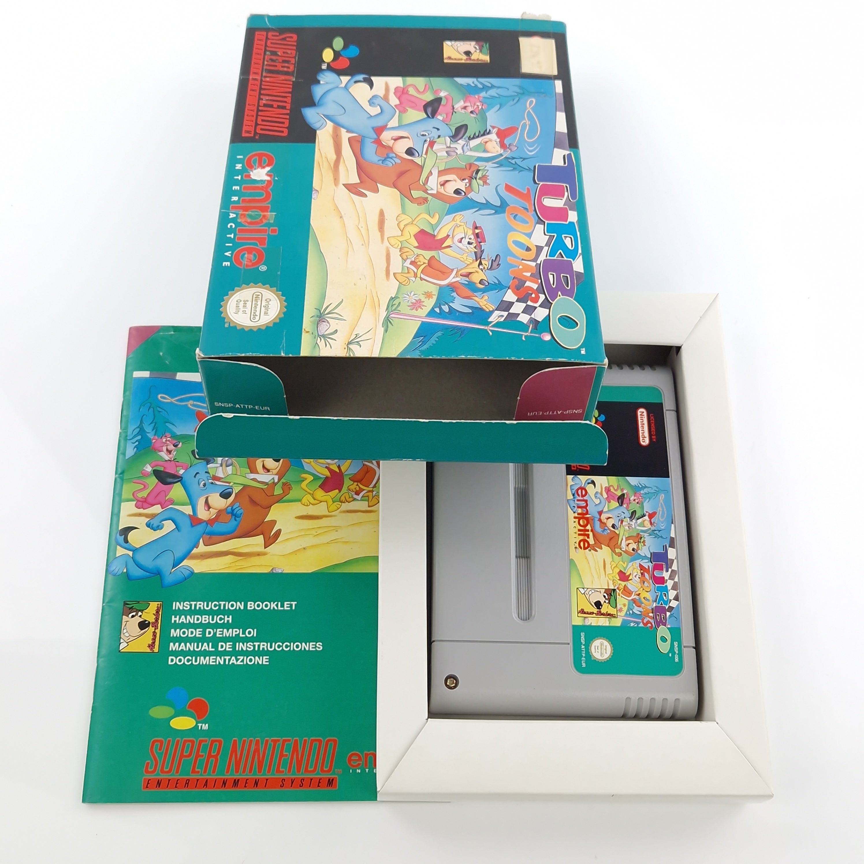 Super Nintendo Spiel – Turbo Toons SNES OVP PAL