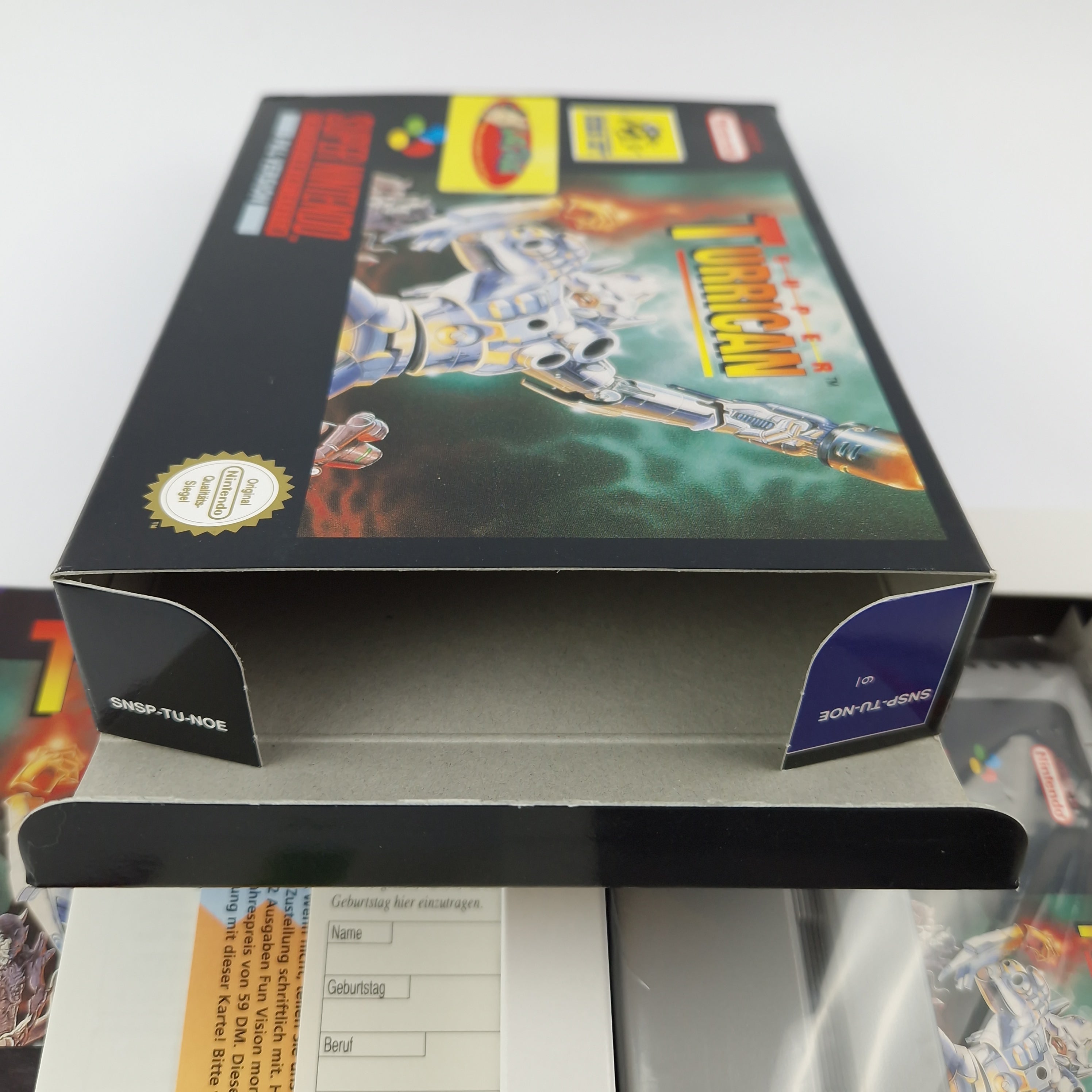 Super Nintendo Spiel – Super Turrican OVP PAL CIB