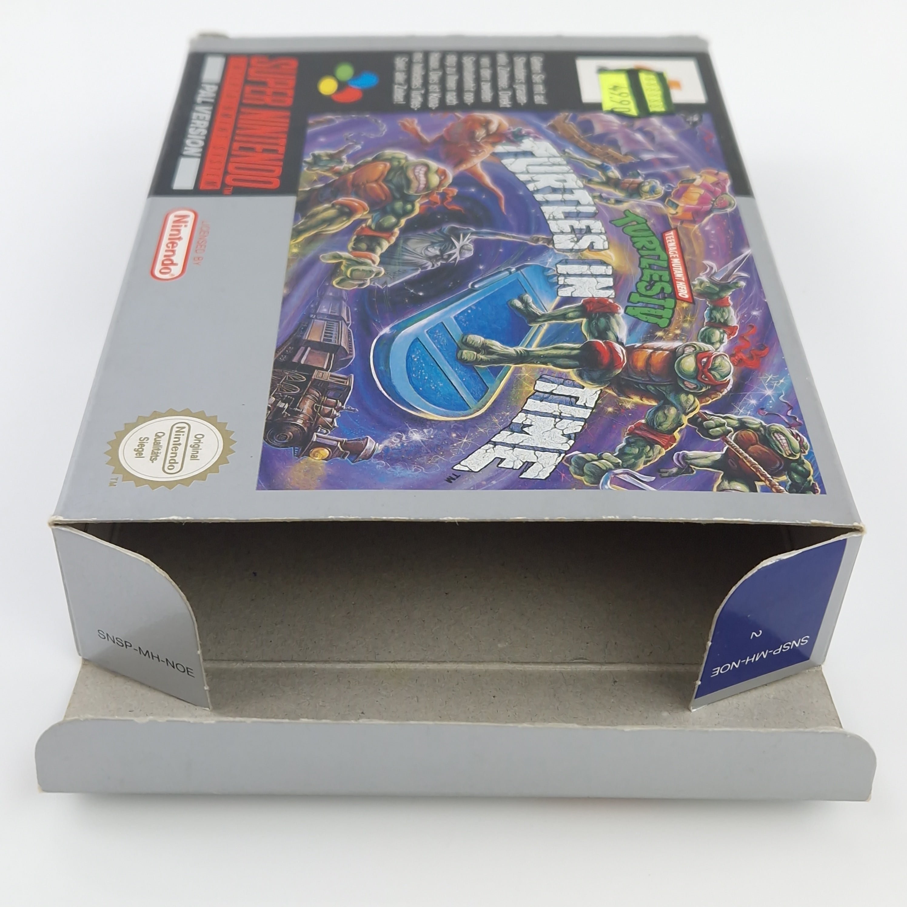 Super Nintendo Spiel – Turtles IV Turtles in Time OVP PAL