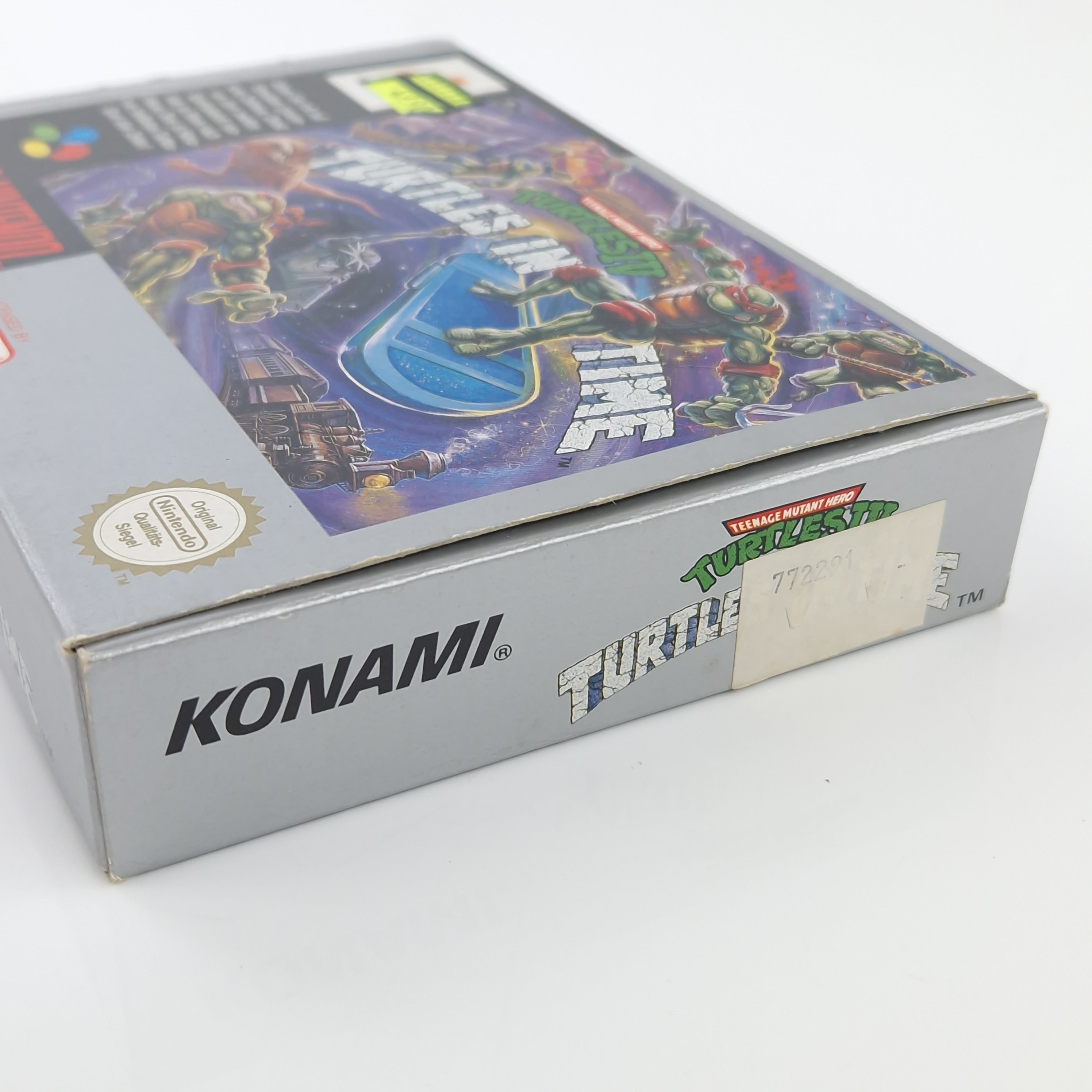 Super Nintendo Spiel – Turtles IV Turtles in Time OVP PAL