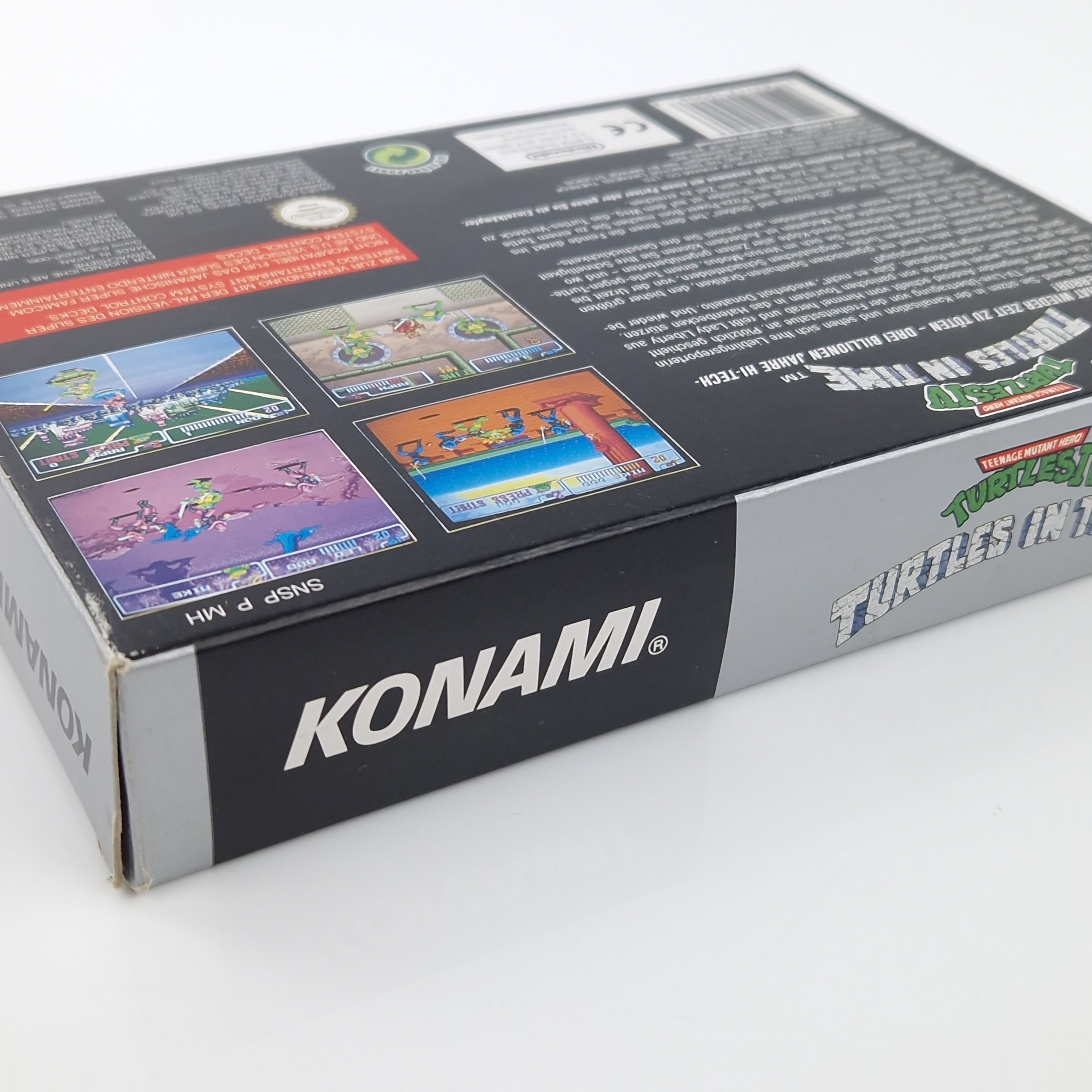 Super Nintendo Spiel – Turtles IV Turtles in Time OVP PAL