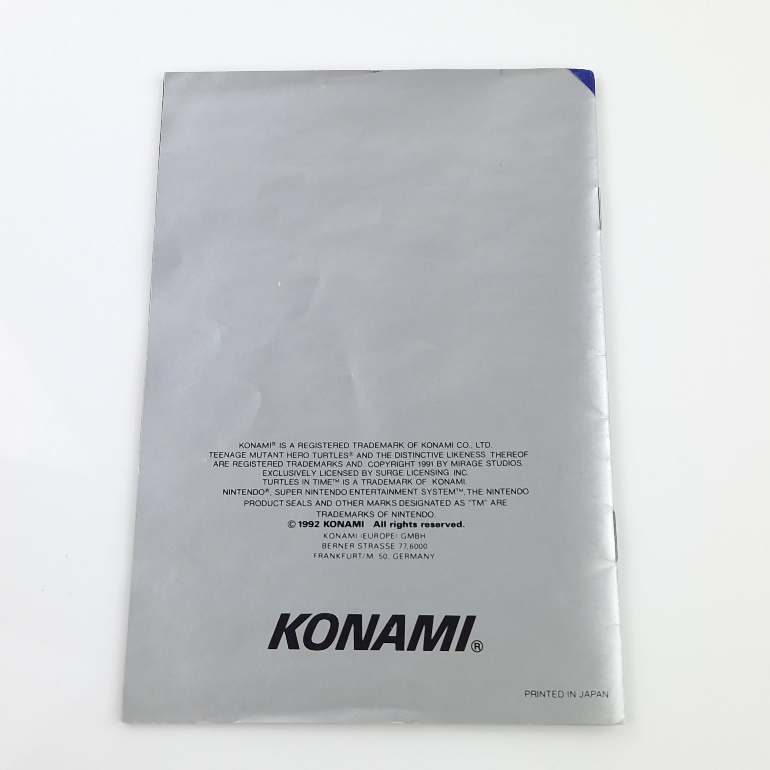 Super Nintendo Spiel – Turtles IV Turtles in Time OVP PAL
