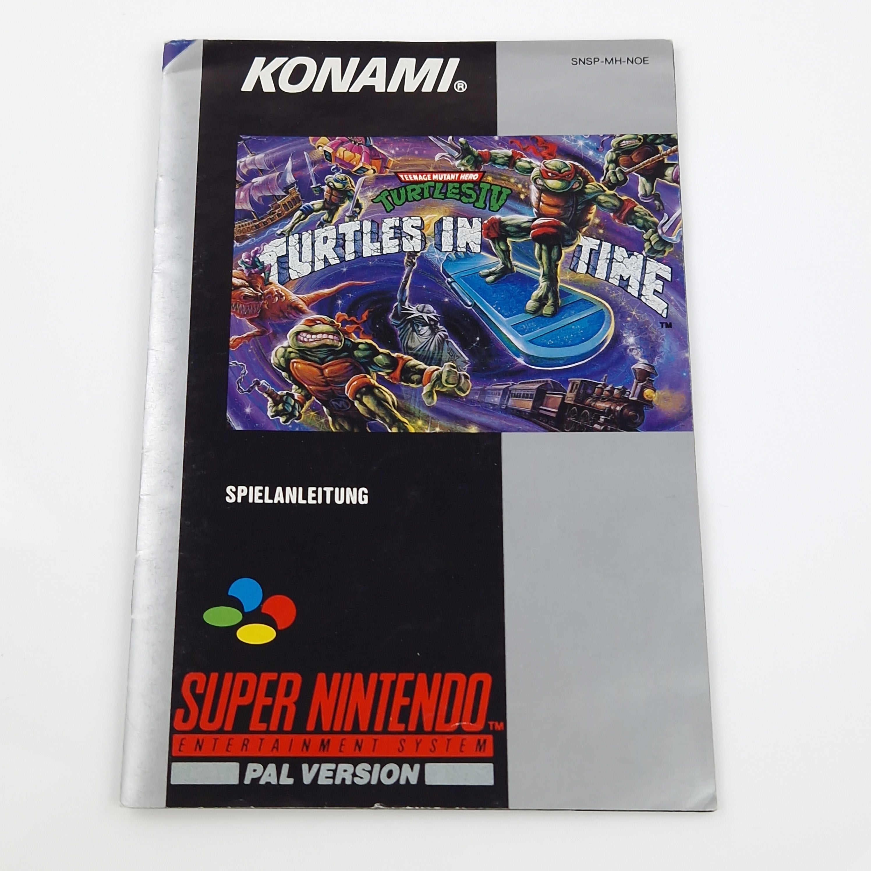 Super Nintendo Spiel – Turtles IV Turtles in Time OVP PAL