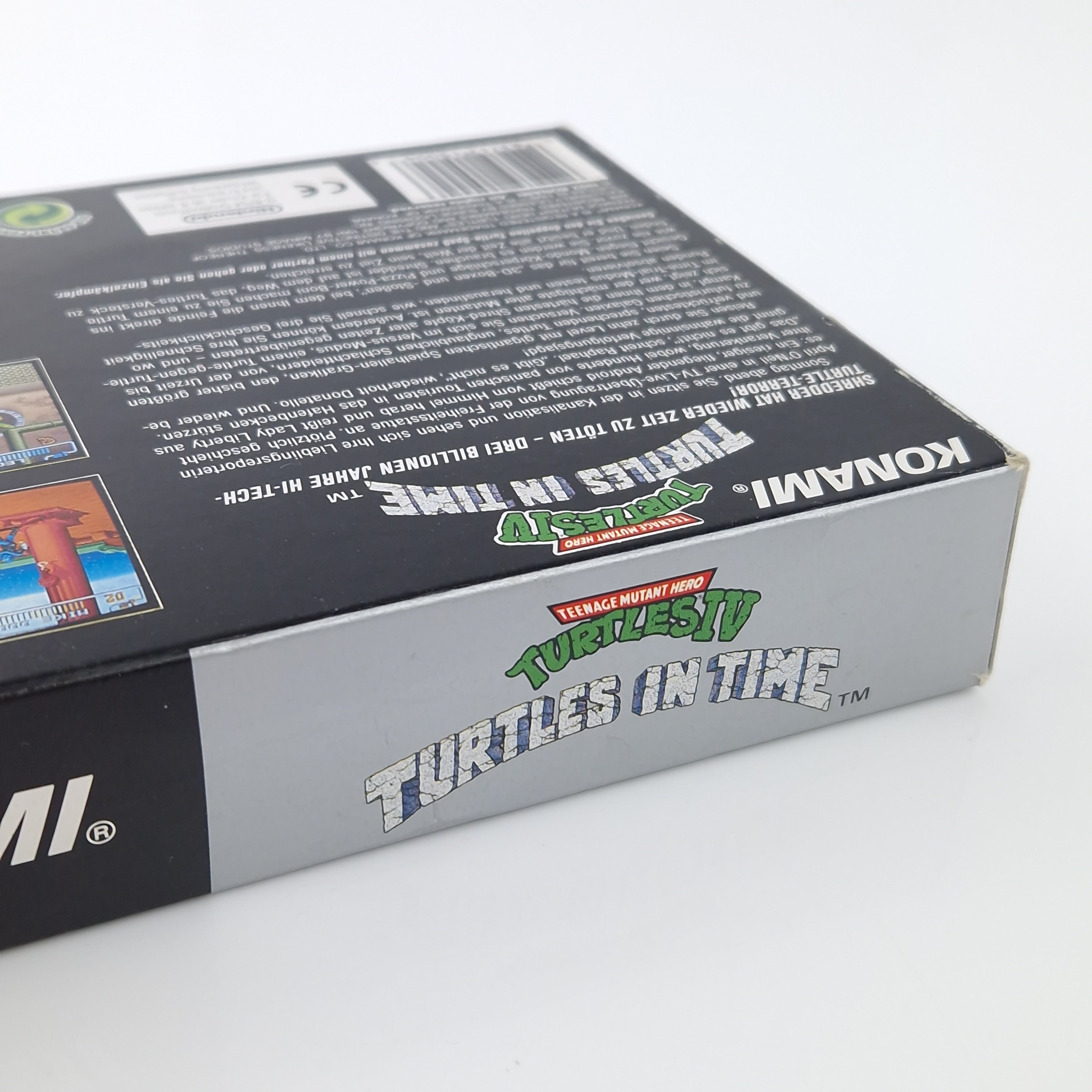 Super Nintendo Spiel – Turtles IV Turtles in Time OVP PAL