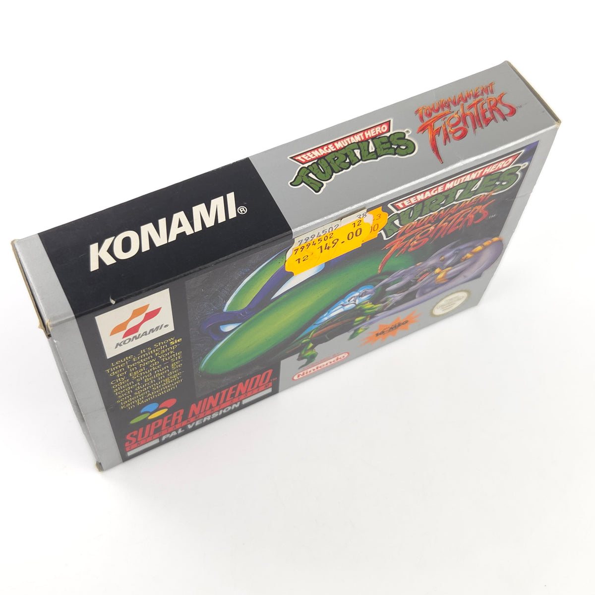 Super Nintendo Spiel Turtles Fighters OVP PAL NOE