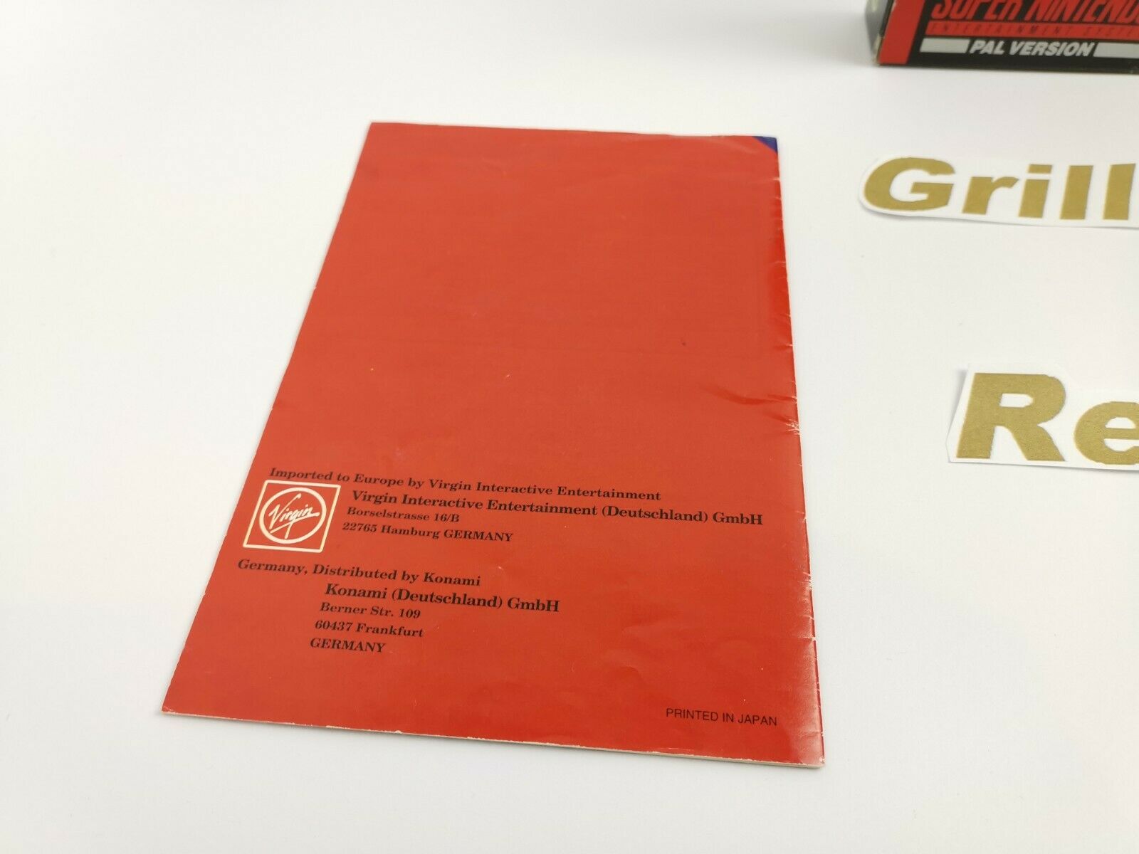 Super Nintendo Spiel – Virtual Soccer (SNES OVP PAL)