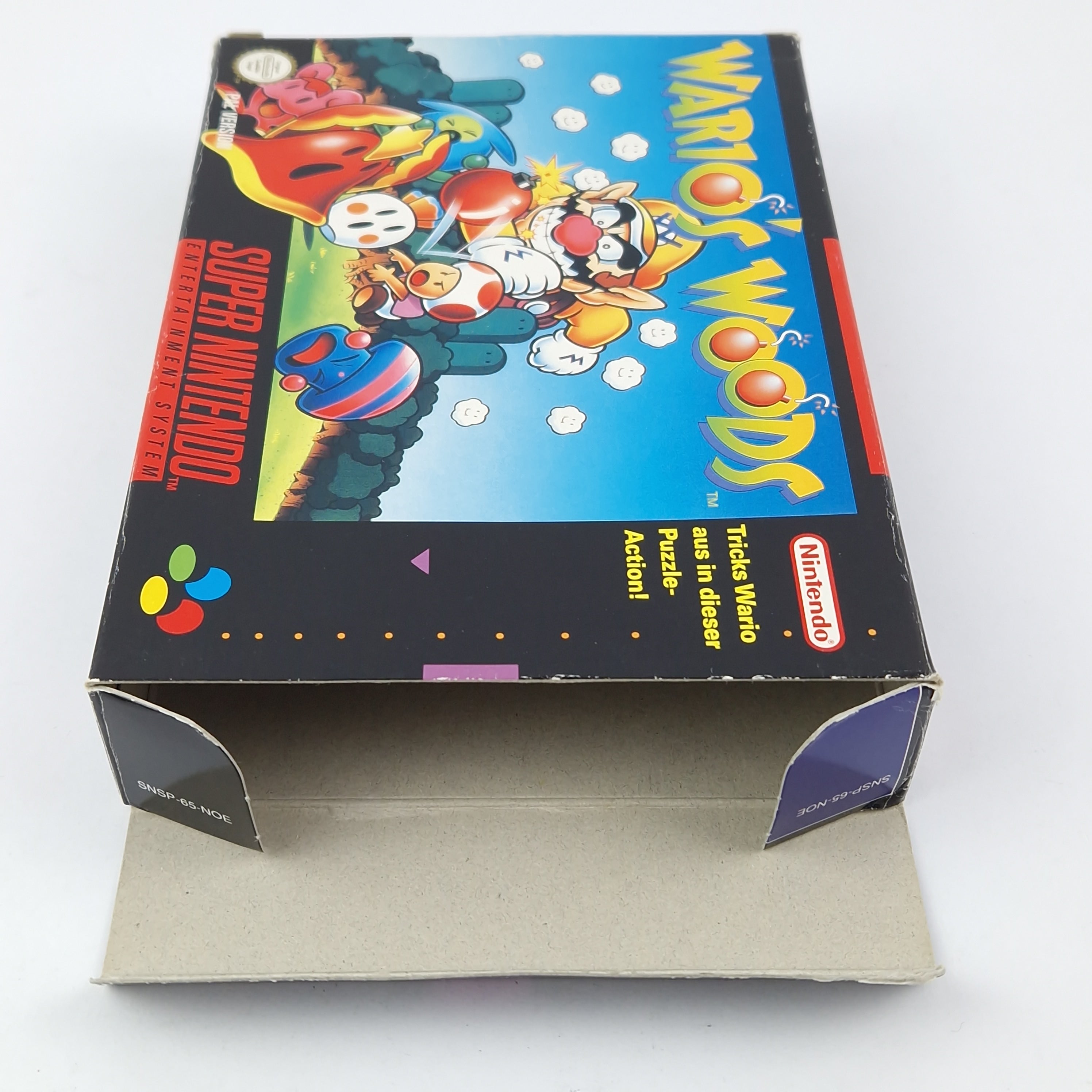 Super Nintendo Spiel – Wario´s Woods OVP Anleitung PAL