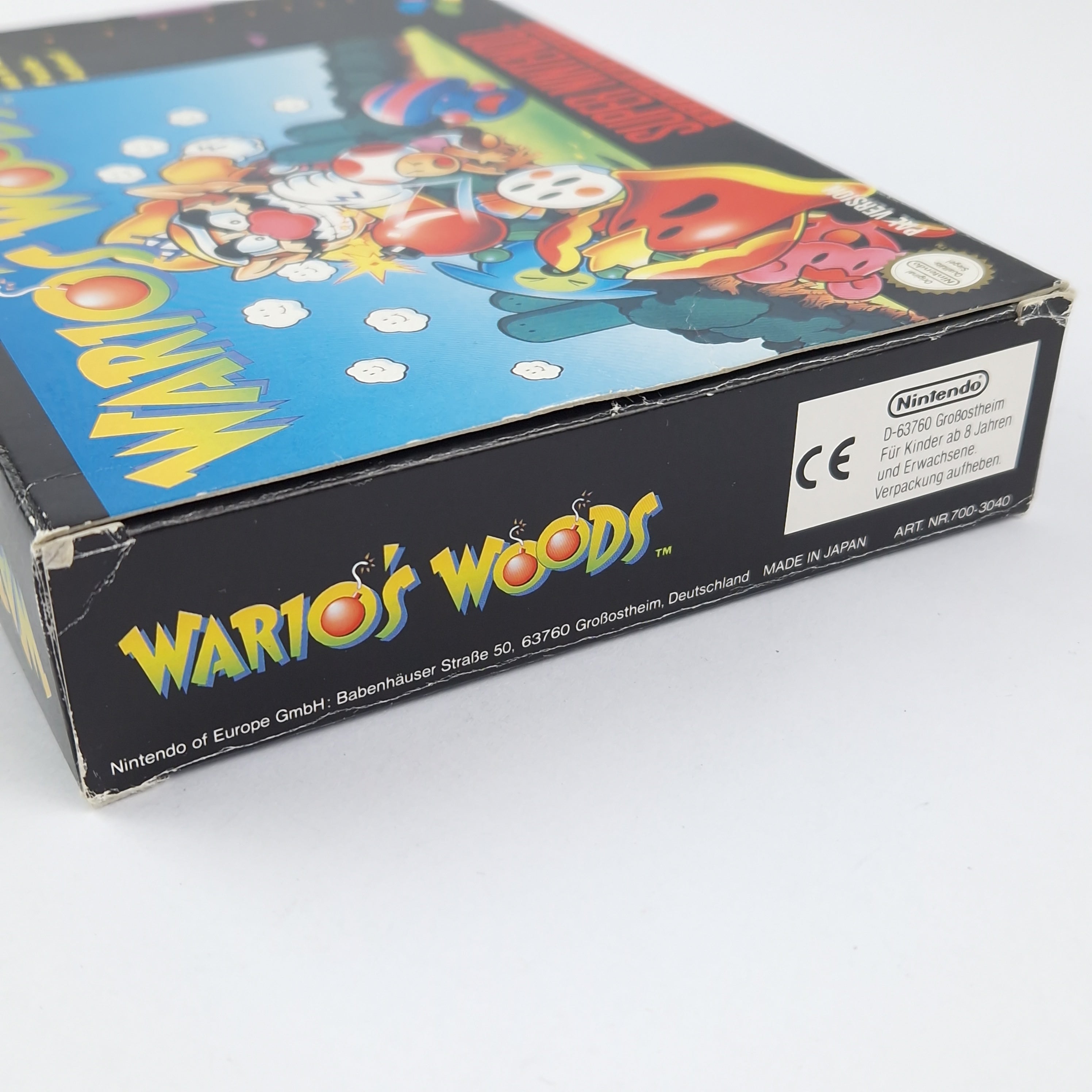 Super Nintendo Spiel – Wario´s Woods OVP Anleitung PAL