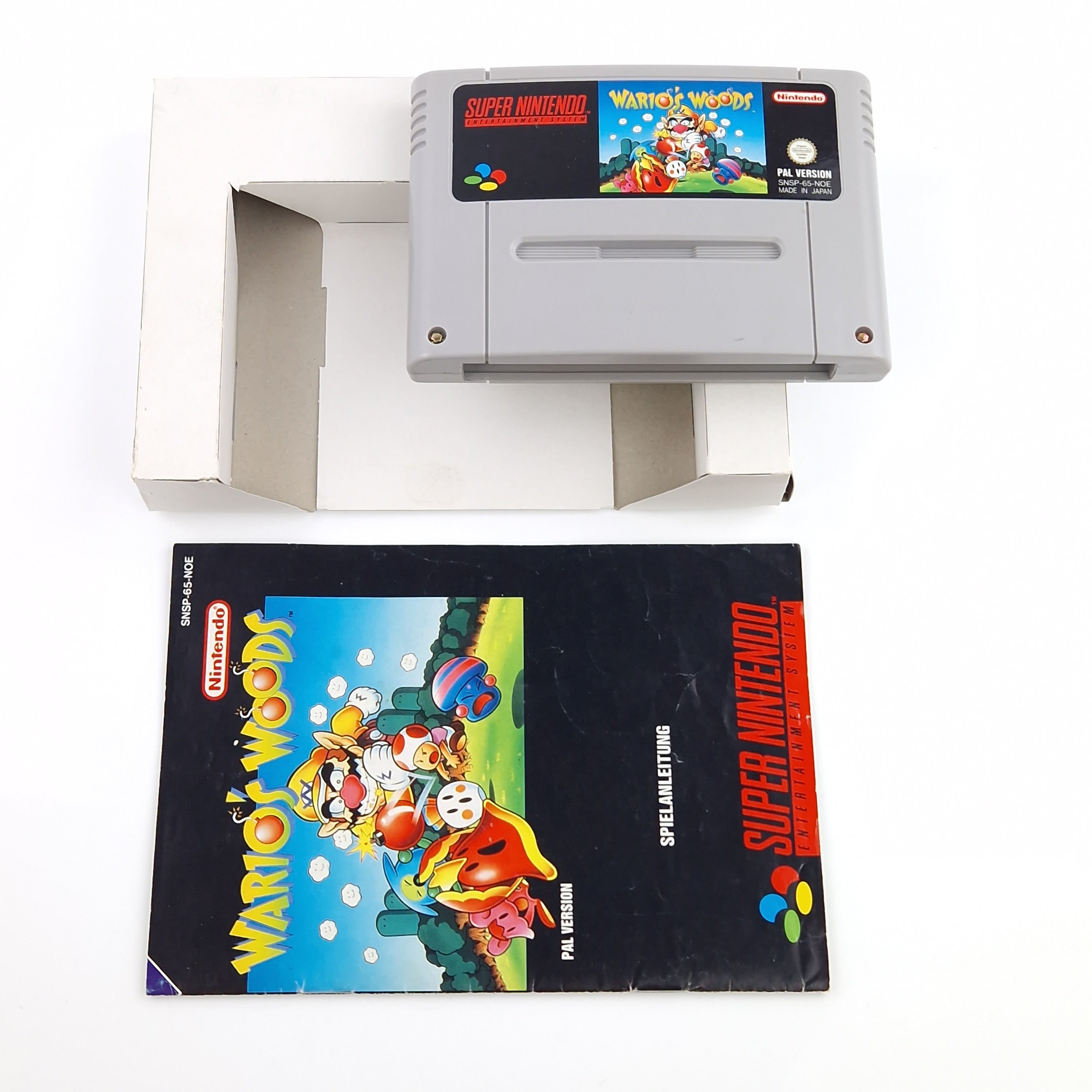 Super Nintendo Spiel – Wario Woods SNES Modul OVP PAL