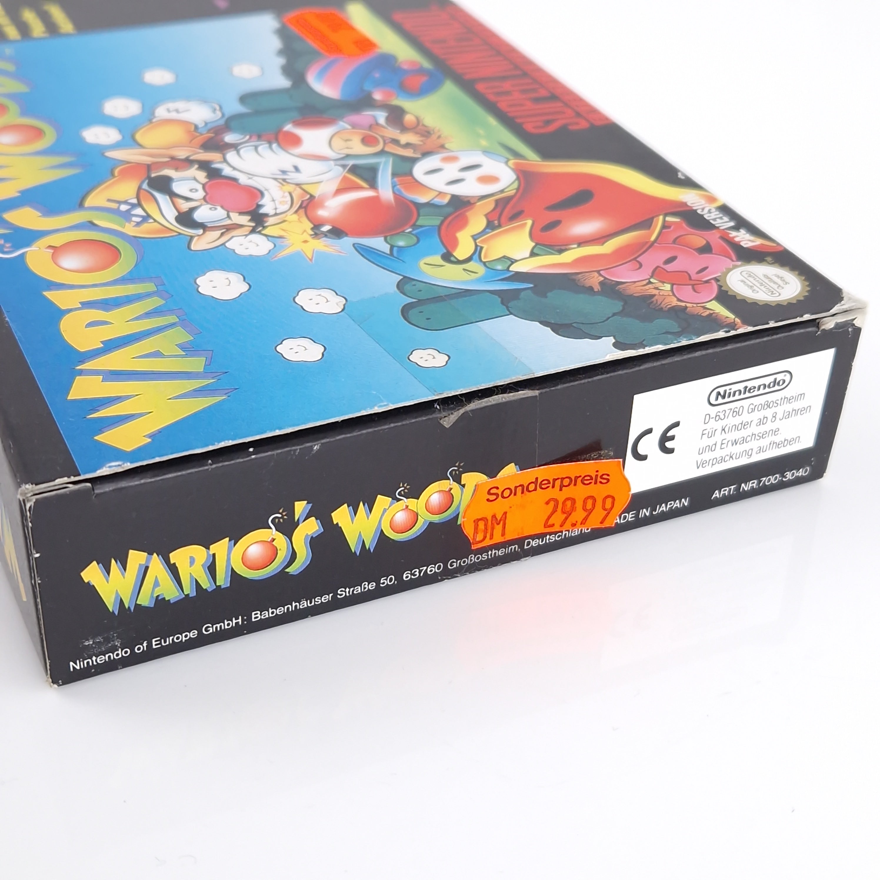 Super Nintendo Spiel – Wario Woods SNES Modul OVP PAL