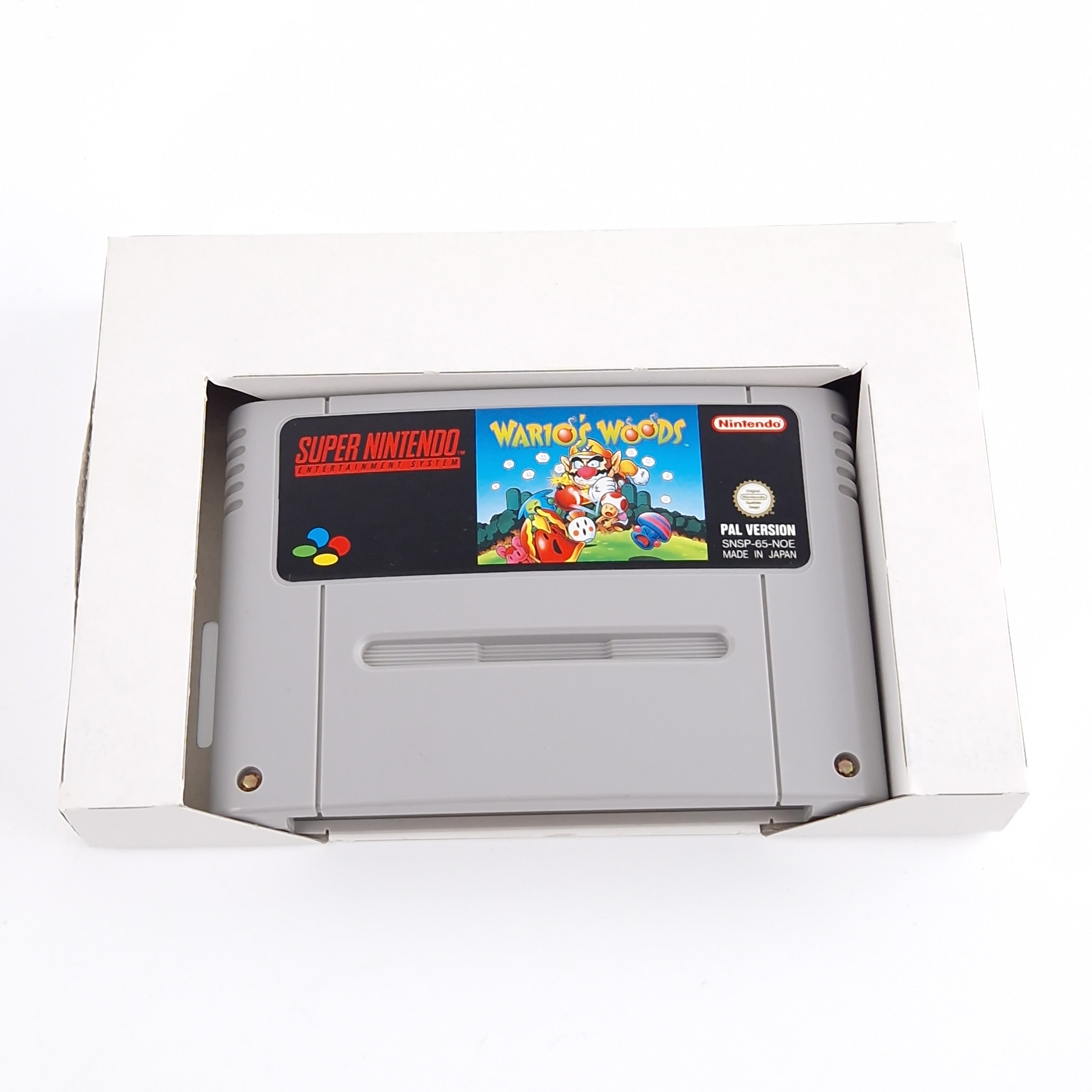 Super Nintendo Spiel – Wario Woods SNES Modul OVP PAL