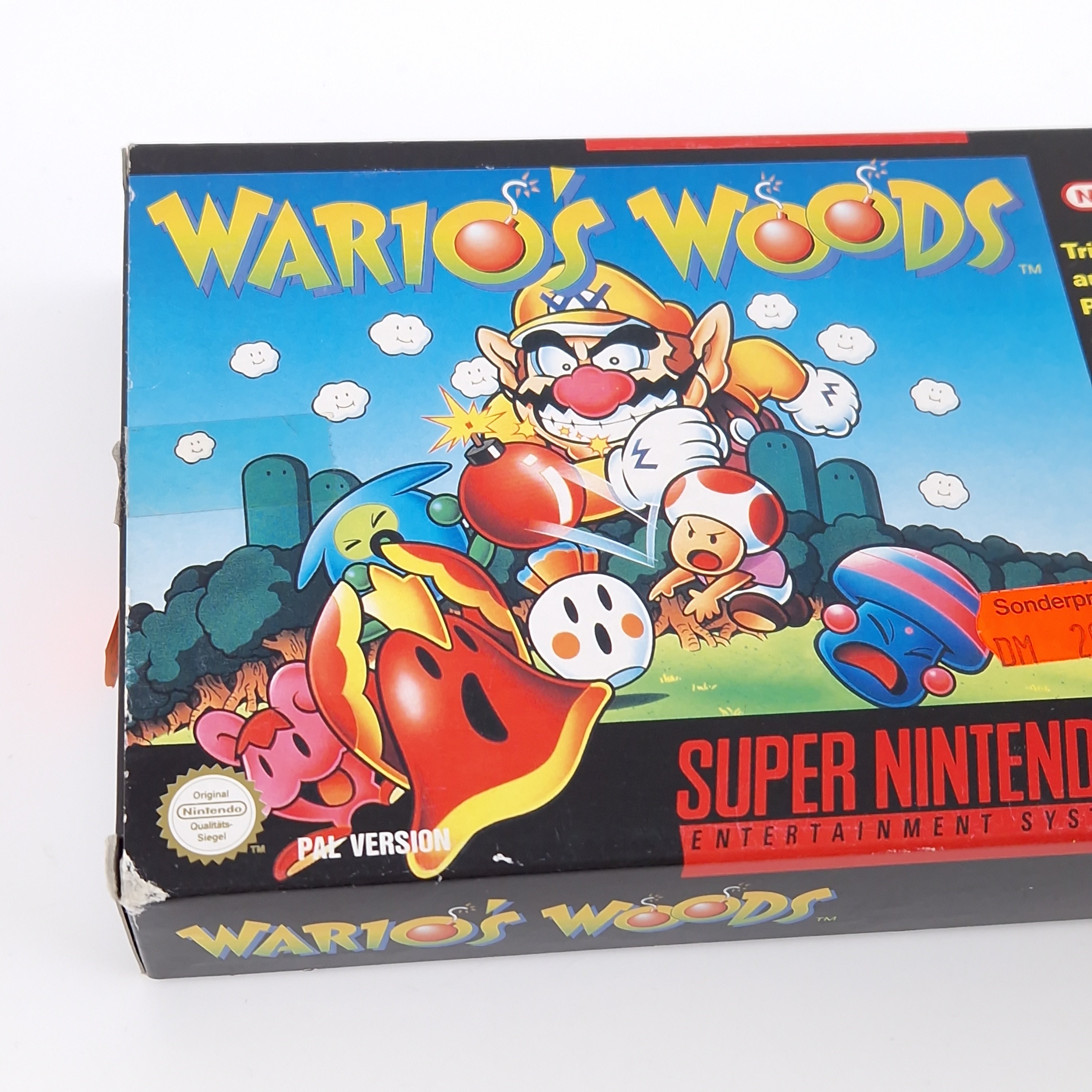 Super Nintendo Spiel – Wario Woods SNES Modul OVP PAL