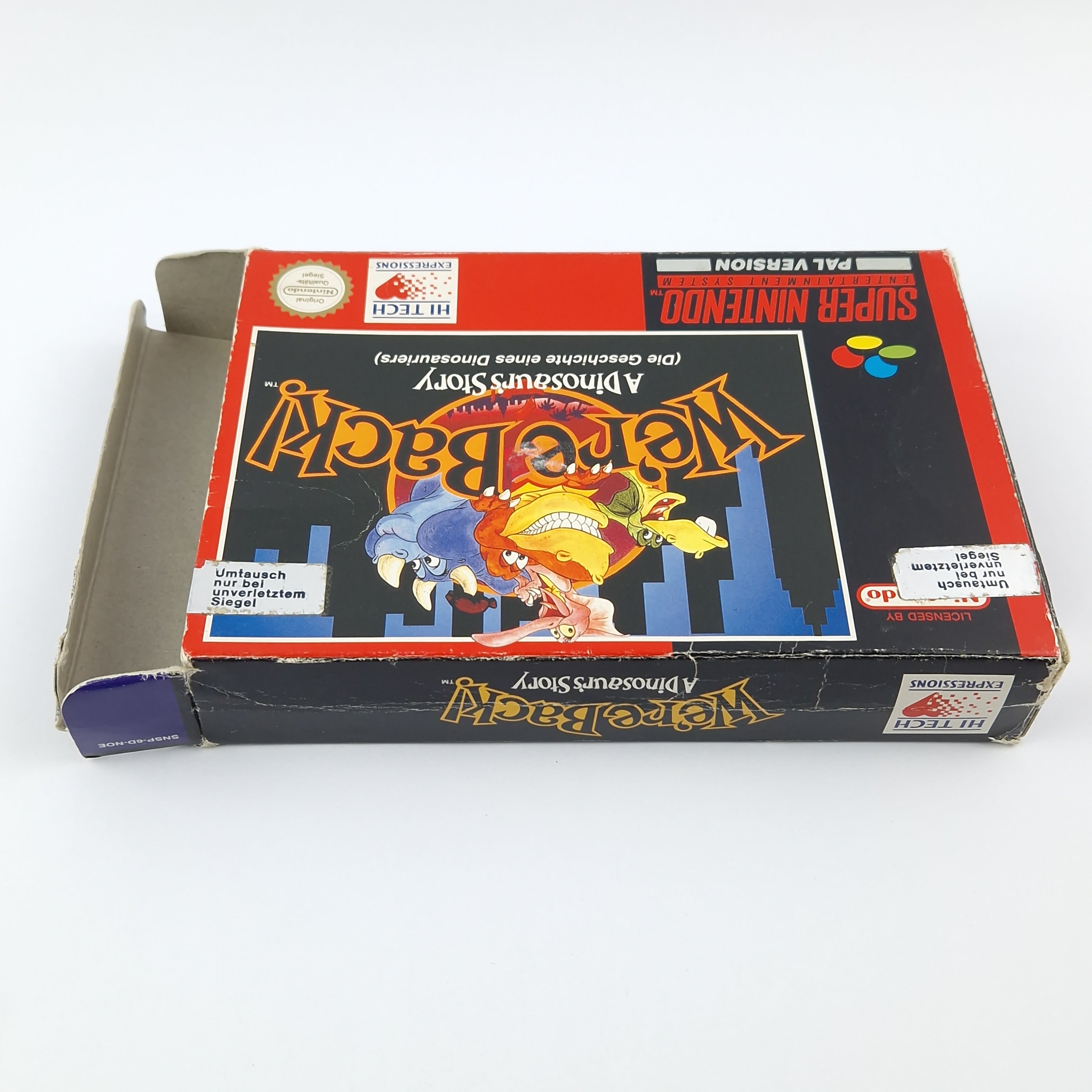 Super Nintendo Spiel – We re Back A Dinosaurs Story OVP Modul