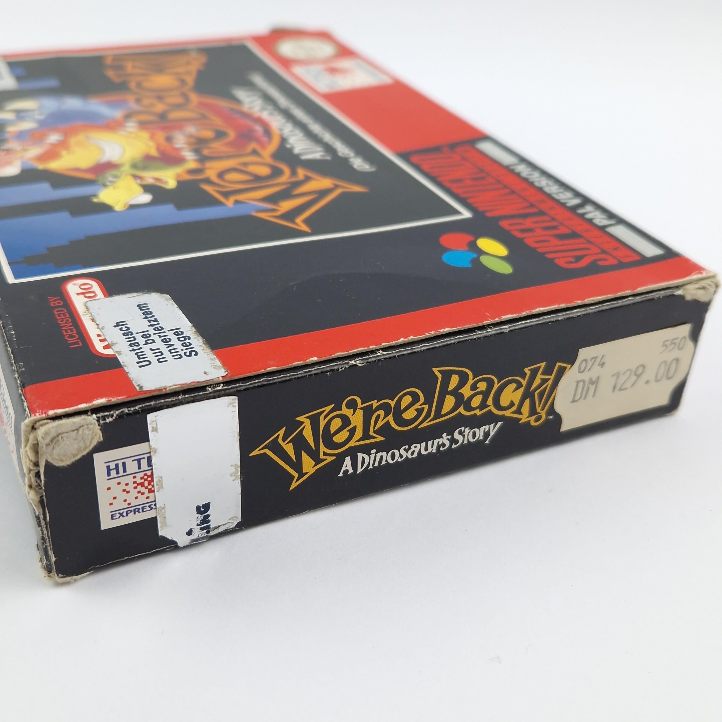 Super Nintendo Spiel – We re Back A Dinosaurs Story OVP Modul