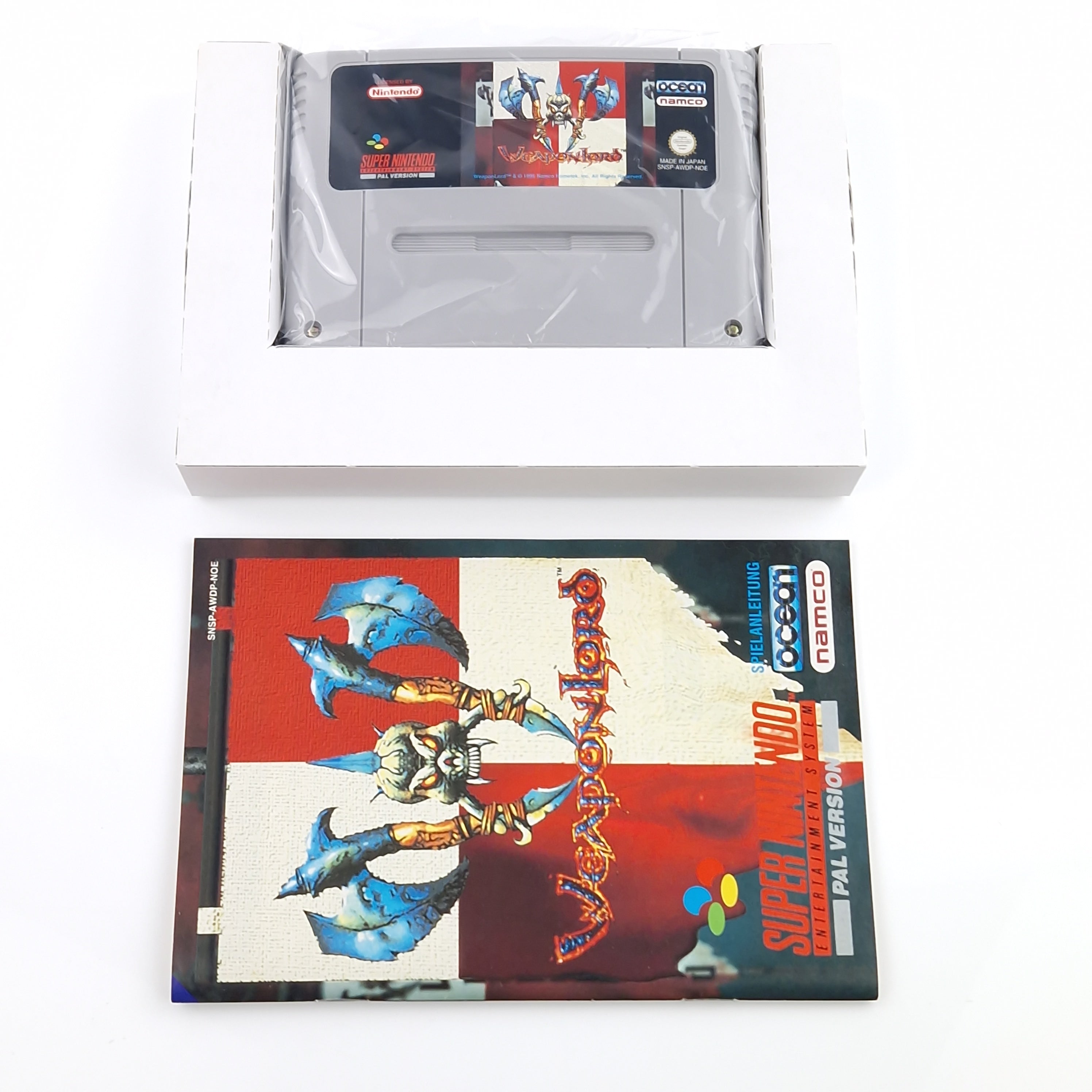 Super Nintendo Spiel – Weaponlord SNES Modul OVP PAL CIB