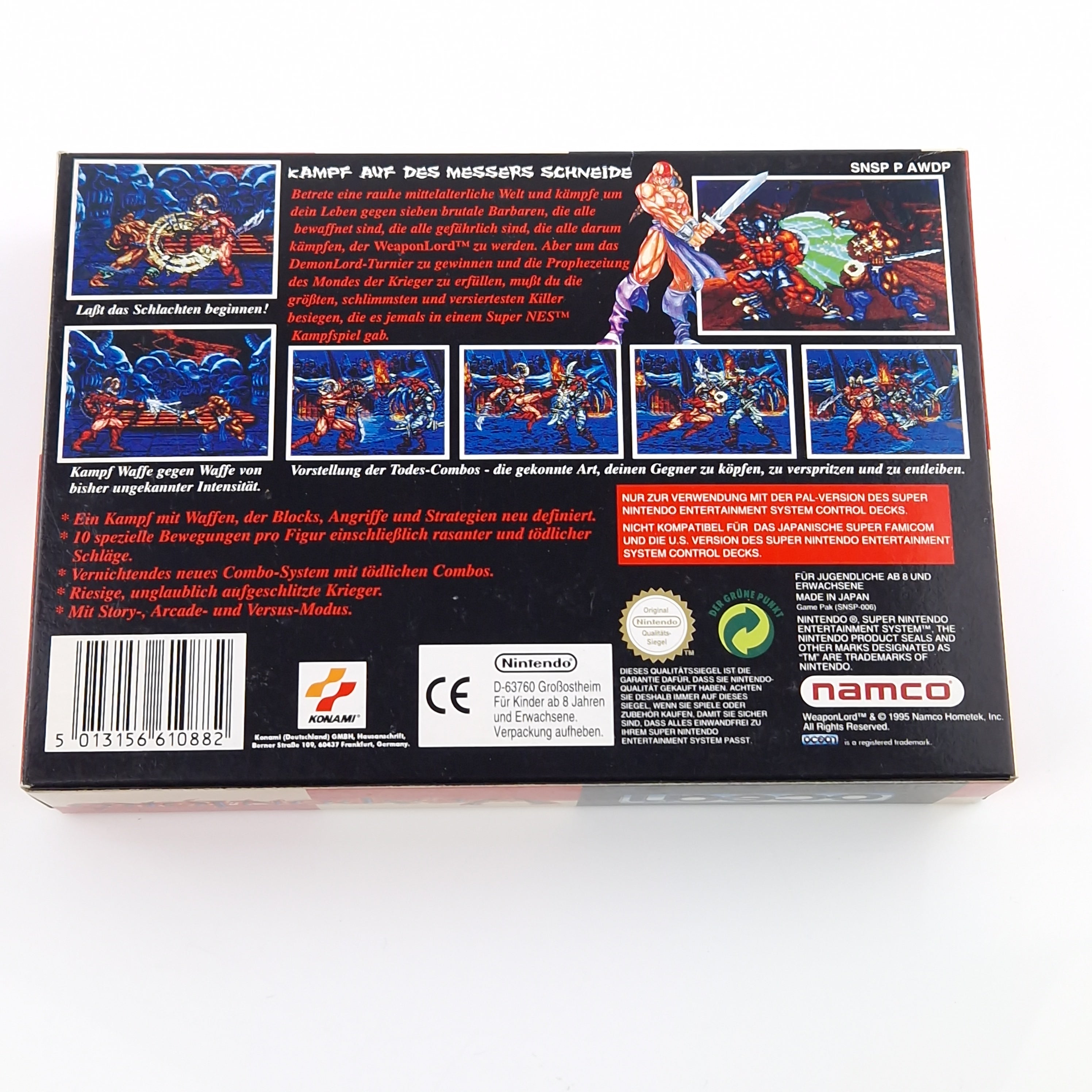 Super Nintendo Spiel – Weaponlord SNES Modul OVP PAL CIB