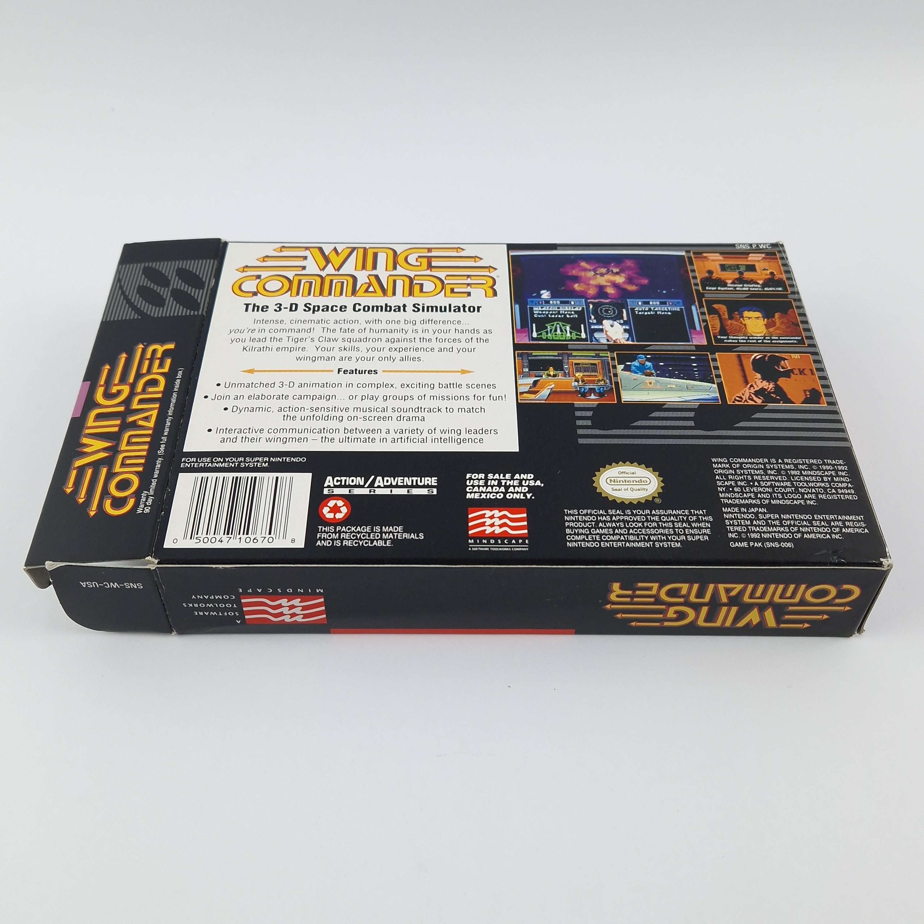 Super Nintendo Spiel – Wing Commander OVP Anleitung Modul