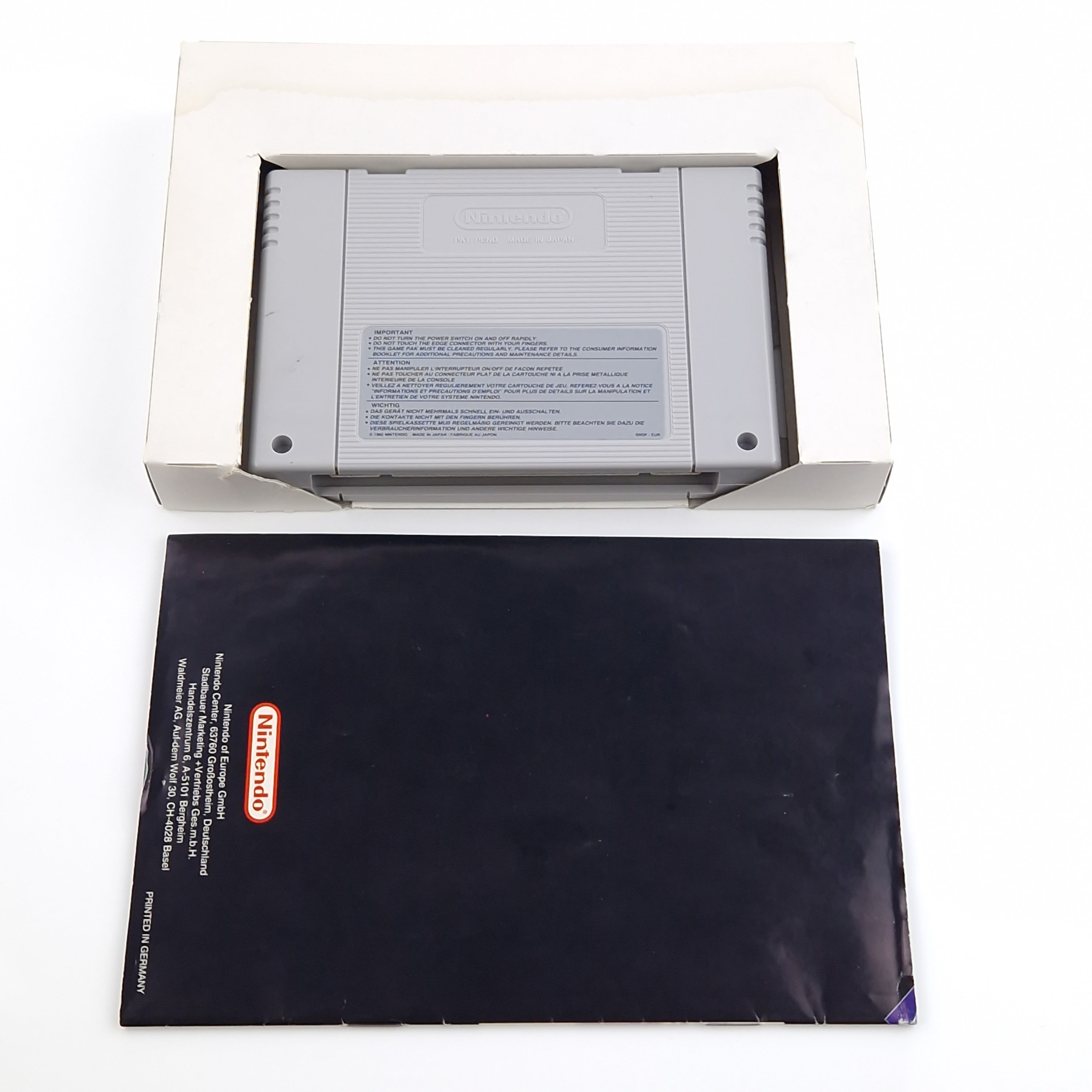 Super Nintendo Spiel – Winter Gold SNES OVP PAL CIB