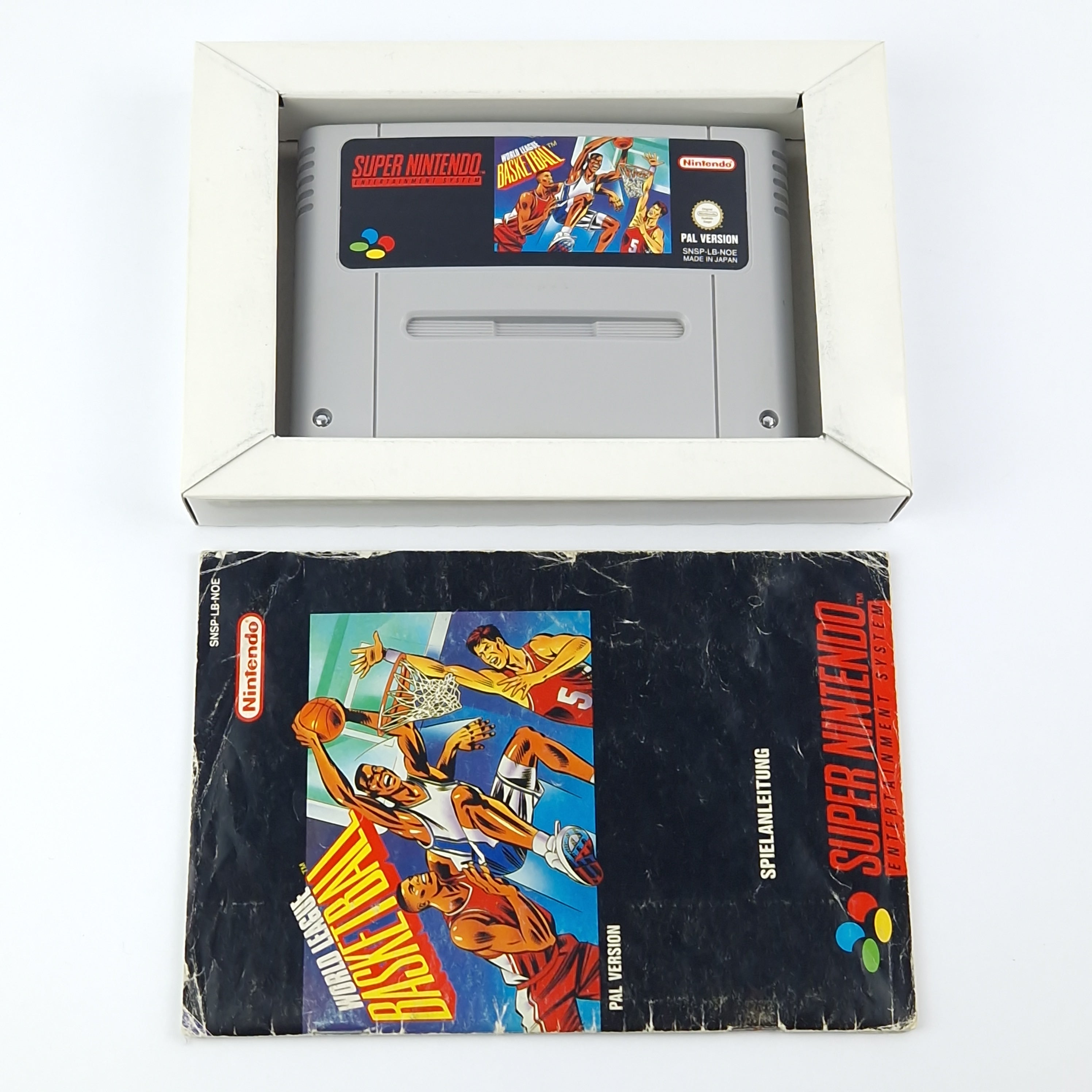 Super Nintendo Spiel – World League Basketball OVP CIB