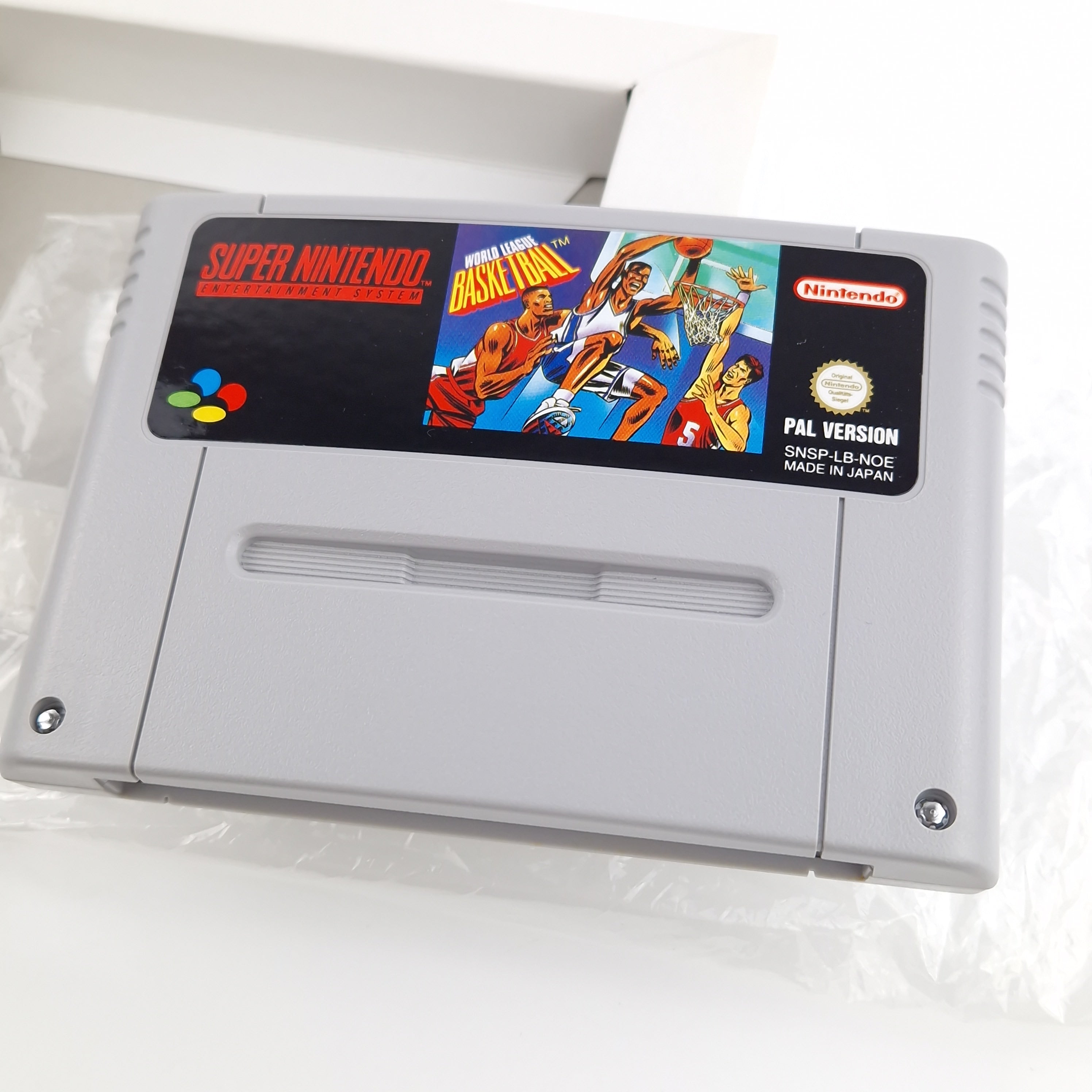 Super Nintendo Spiel – World League Basketball (OVP PAL)