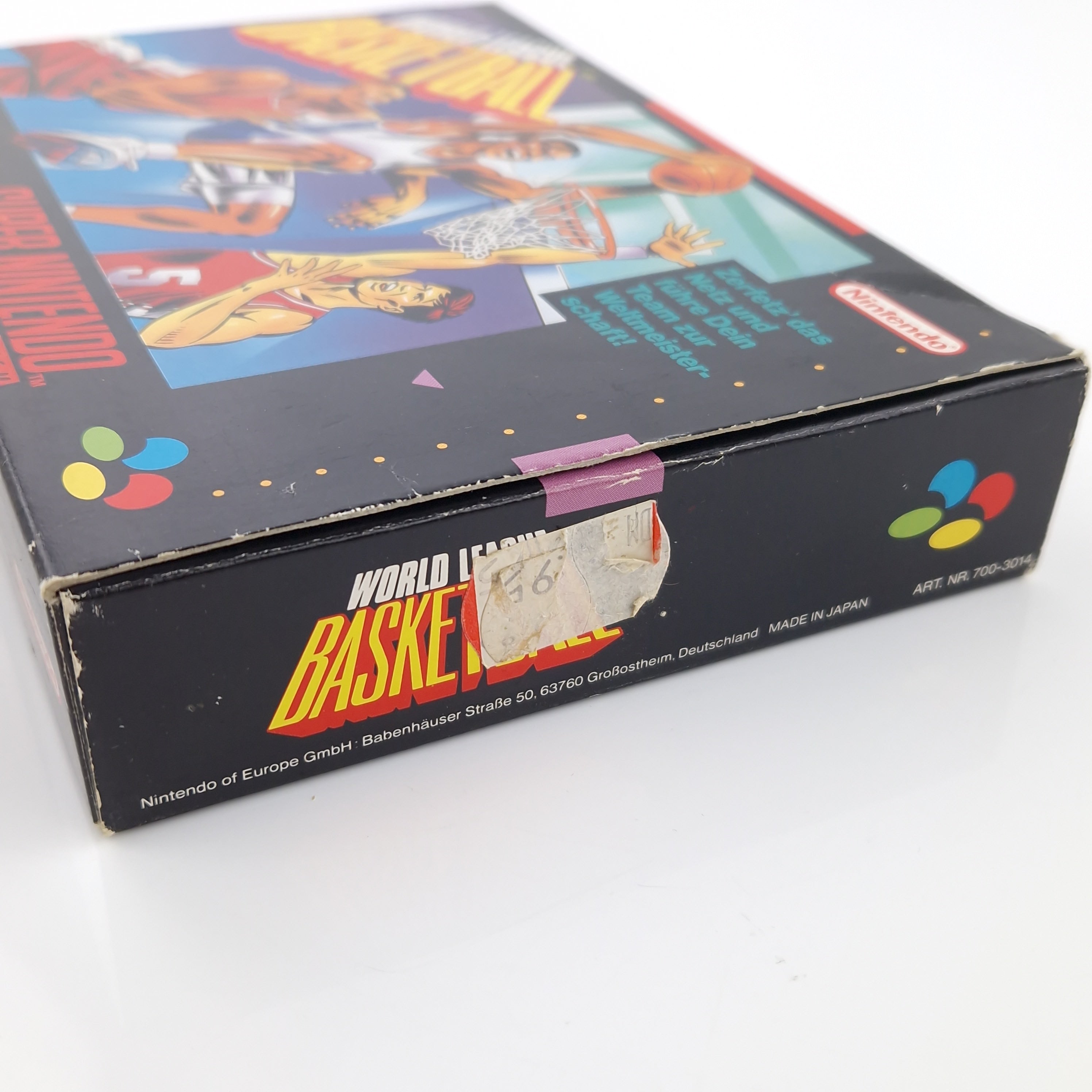 Super Nintendo Spiel – World League Basketball (OVP PAL)