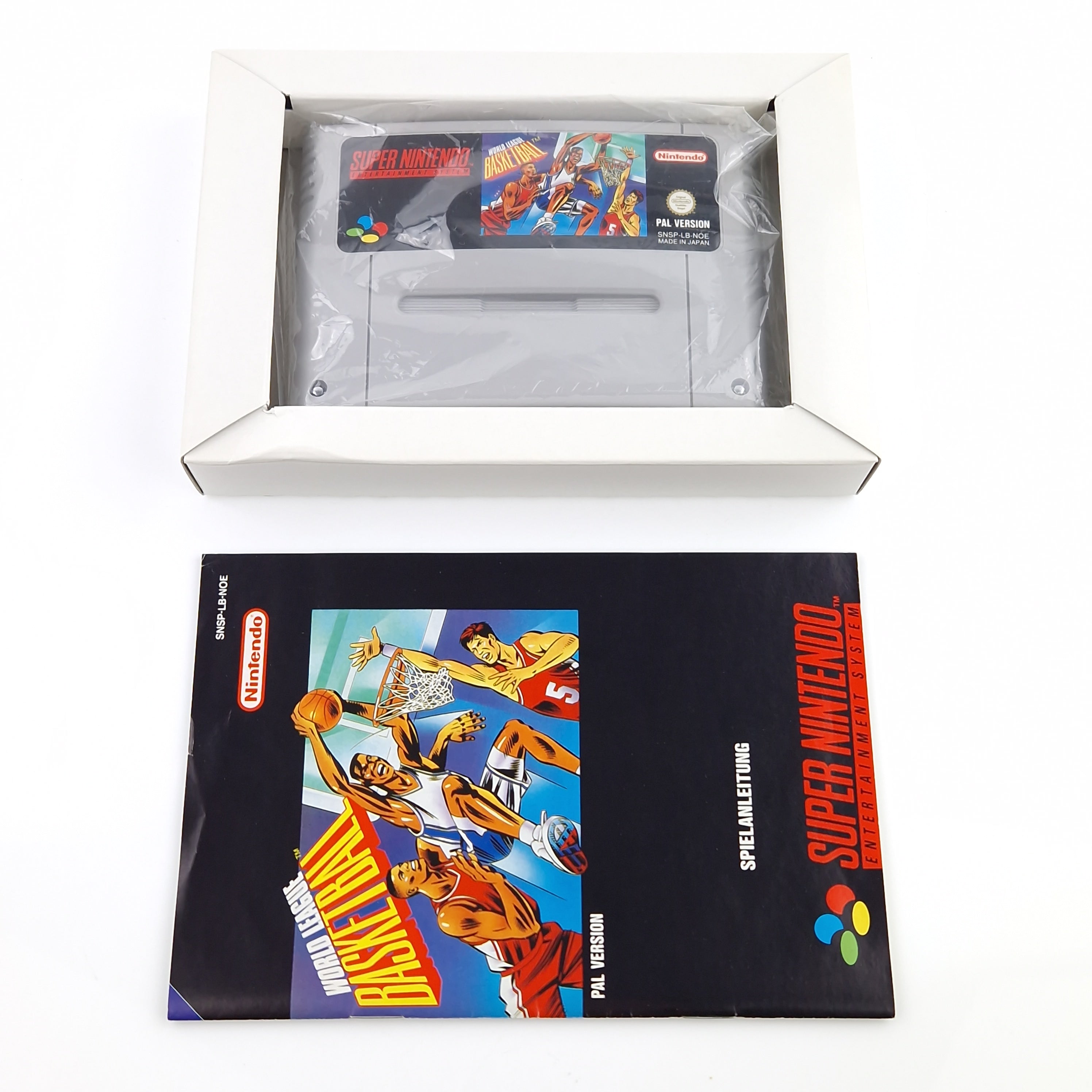 Super Nintendo Spiel – World League Basketball (OVP PAL)