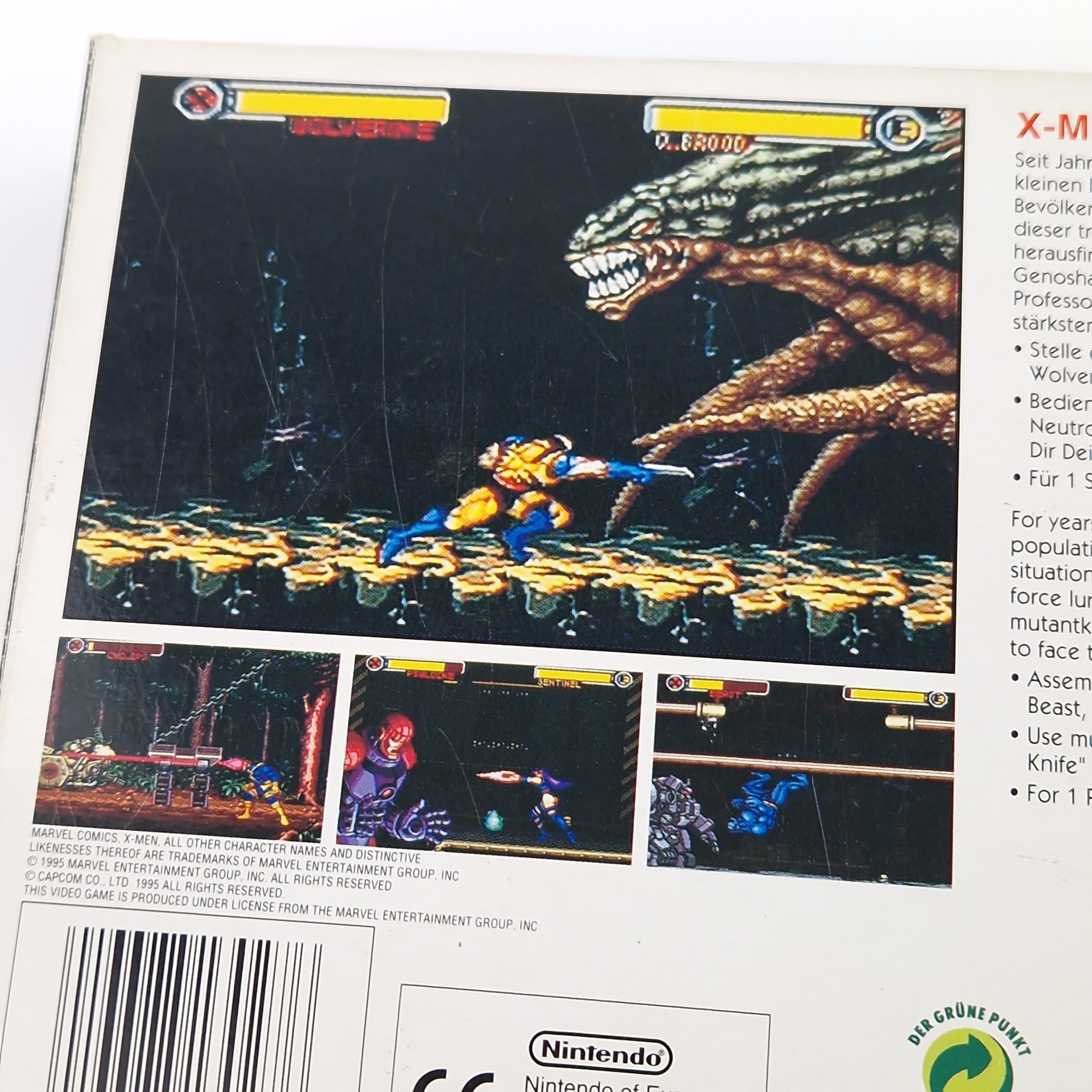 Super Nintendo Spiel – X-Men Mutant Apocalypse (OVP CIB)