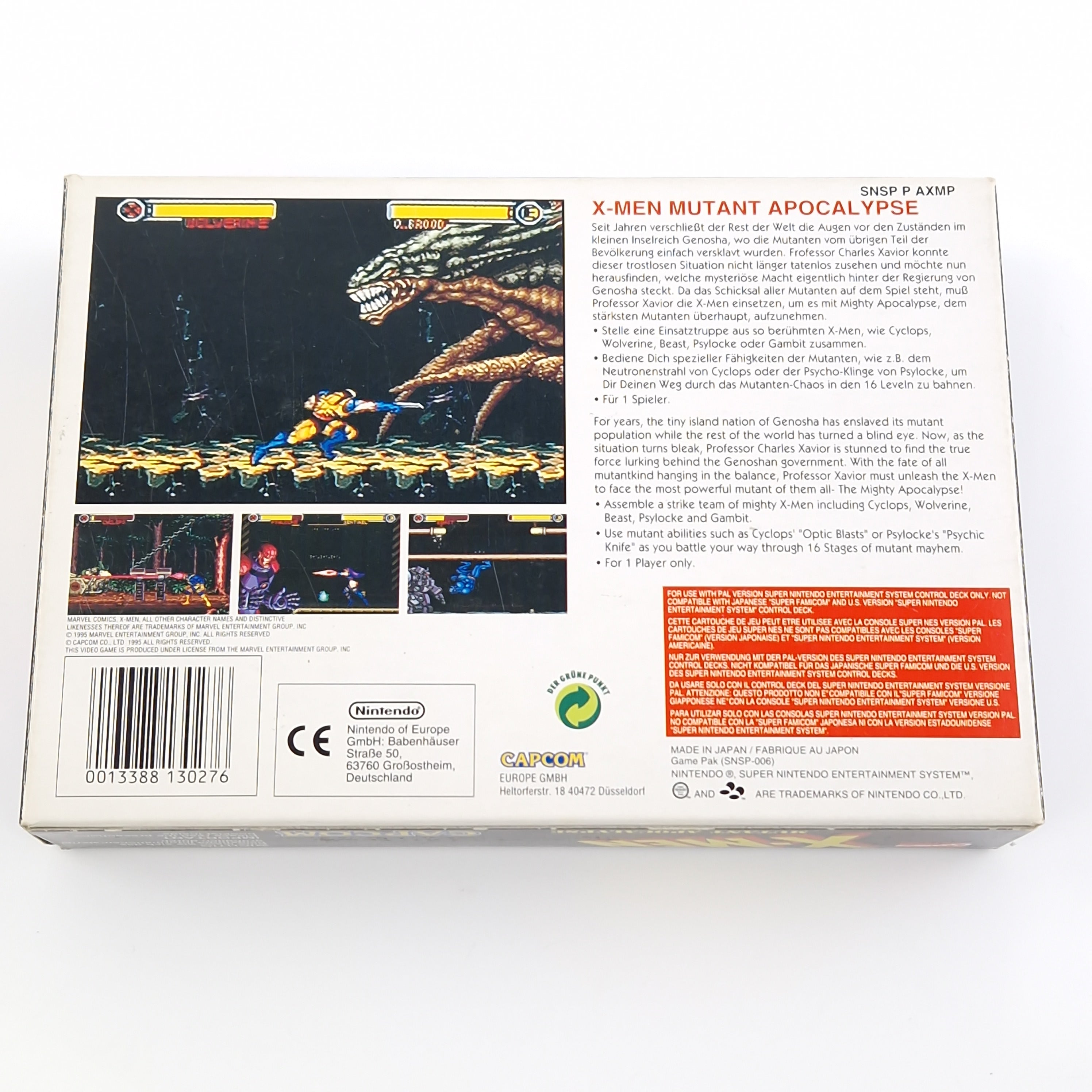 Super Nintendo Spiel – X-Men Mutant Apocalypse (OVP CIB)