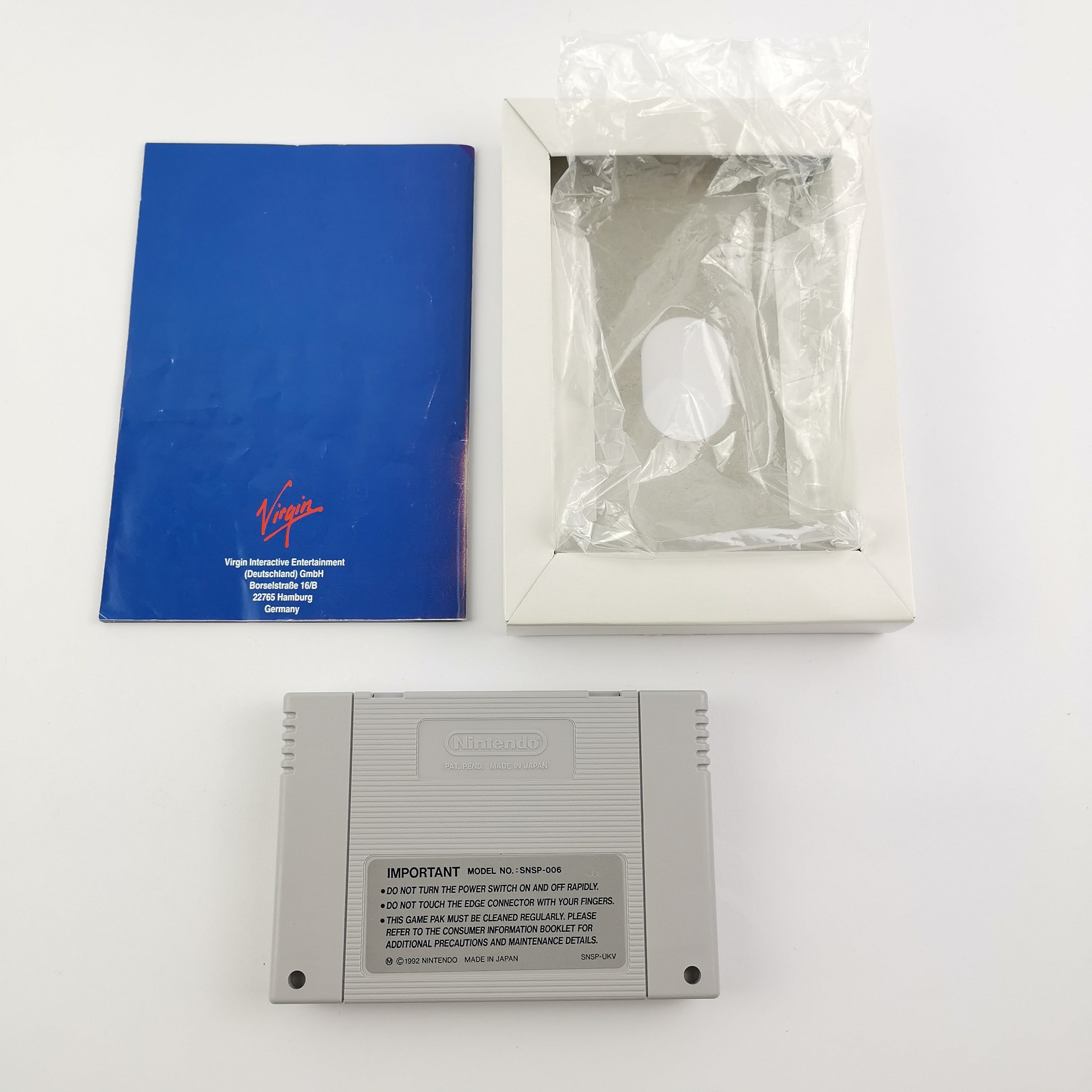 Super Nintendo Spiel – Young Merlin OVP Anleitung PAL