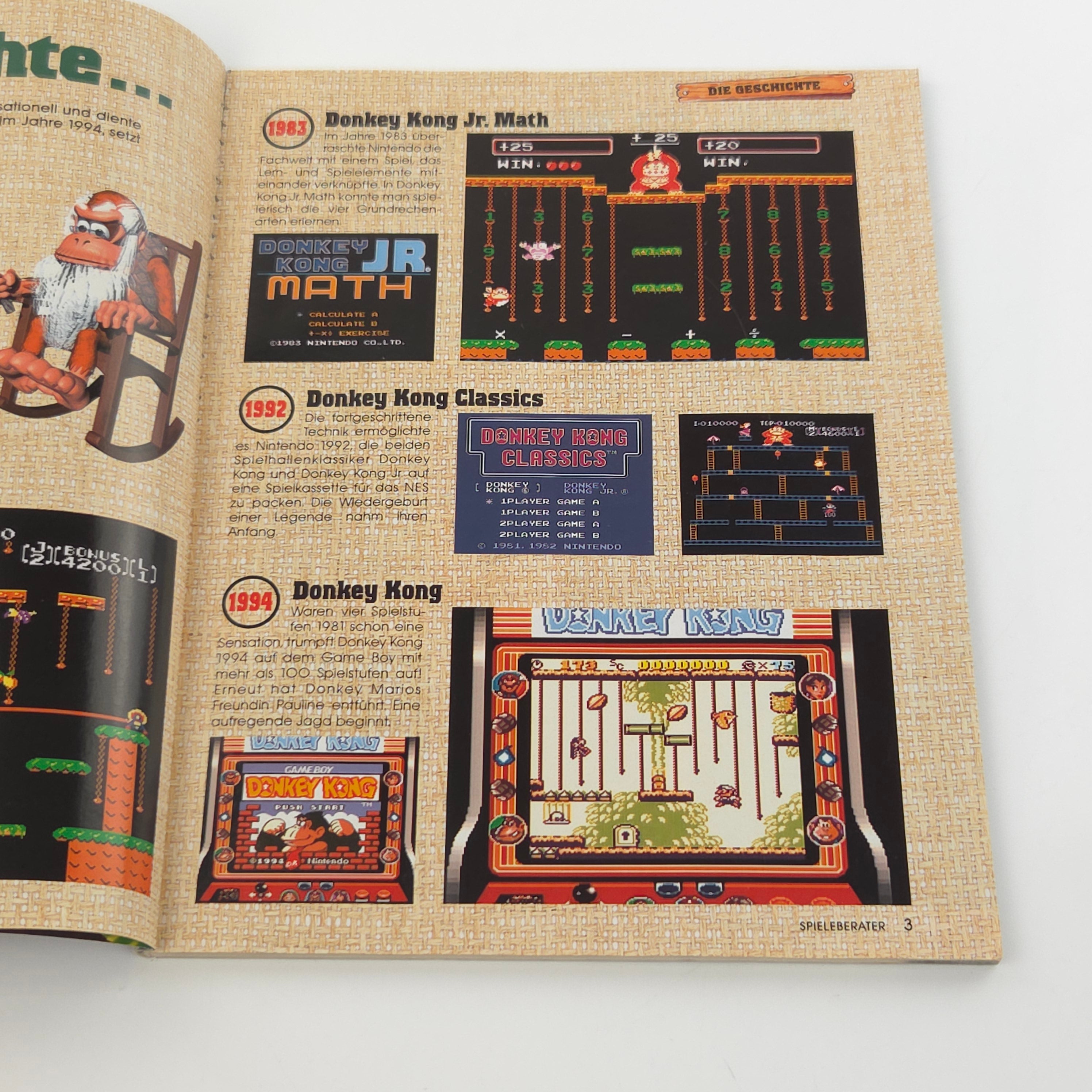 Super Nintendo Spiel – Donkey Kong Country 1 Guide Book