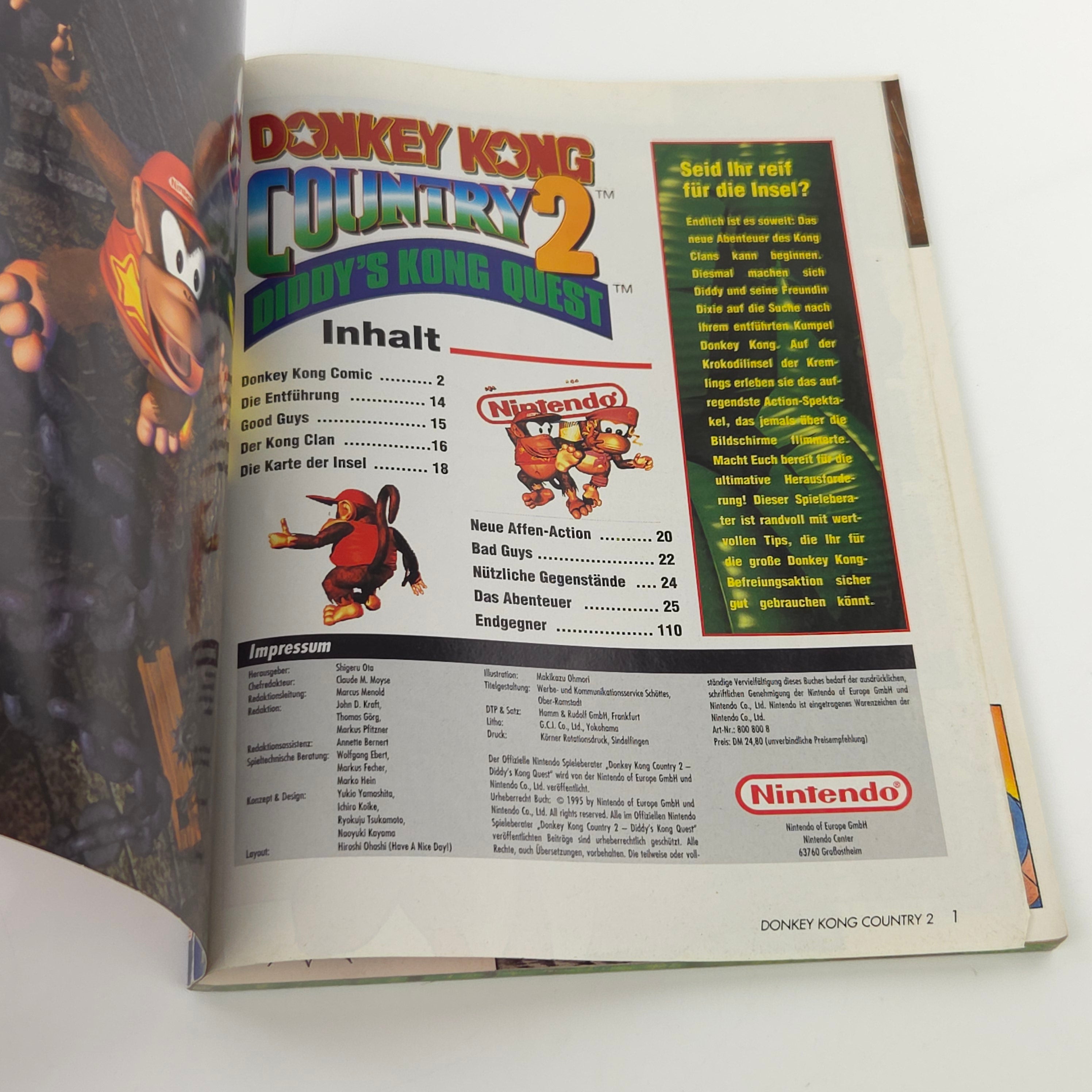 Super Nintendo Spieleberater Donkey Kong Country 2 Guide