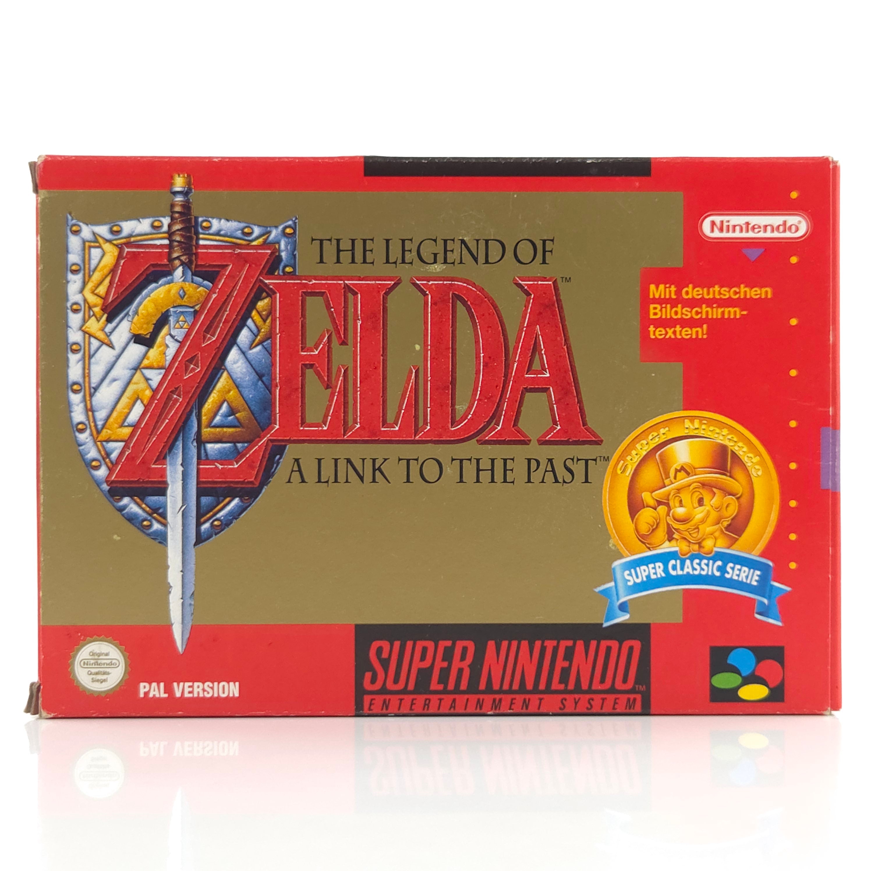 SNES Spiel Zelda Link to the Past Classic Serie OVP PAL
