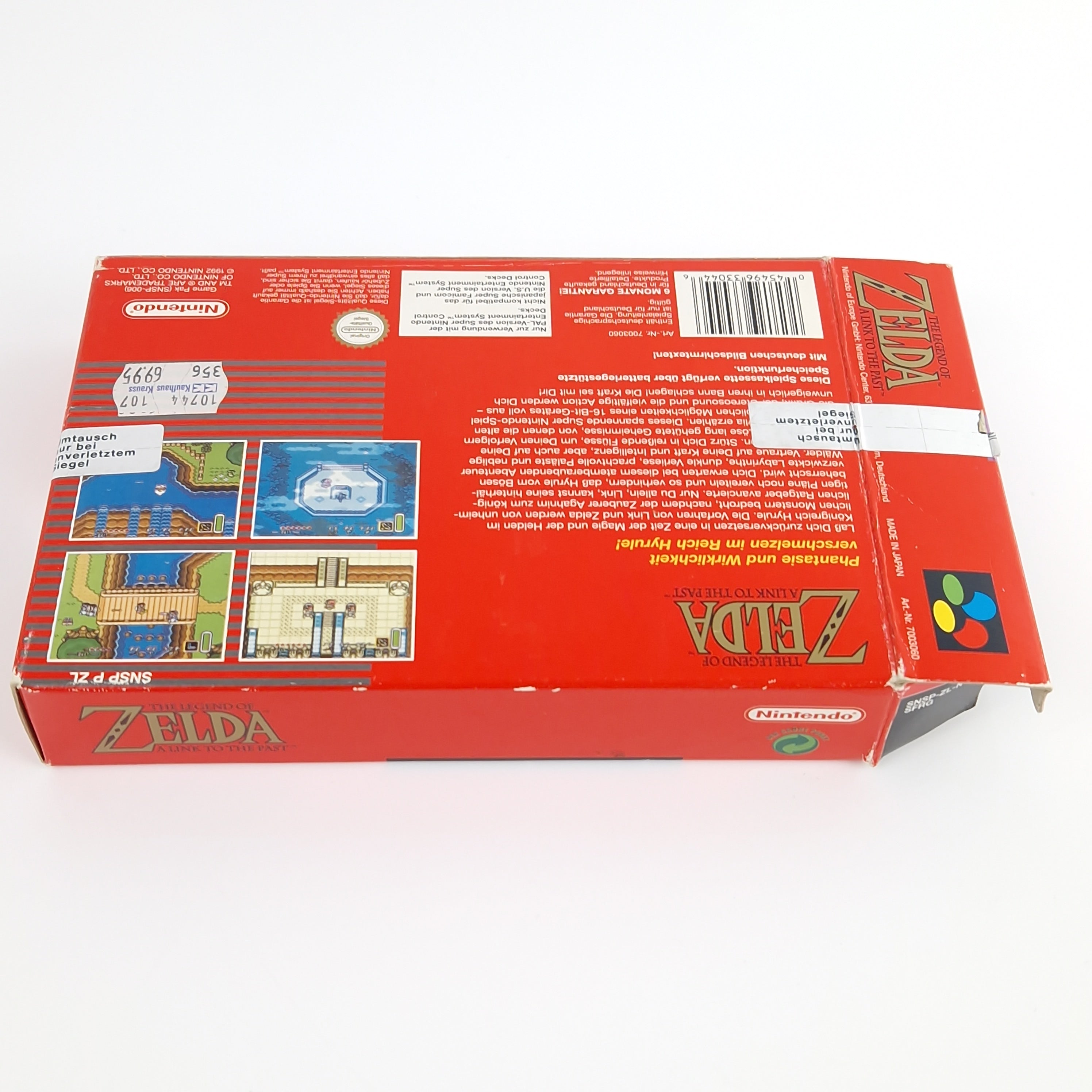 Super Nintendo Spiel – The Legend of Zelda A Link to the Past OVP