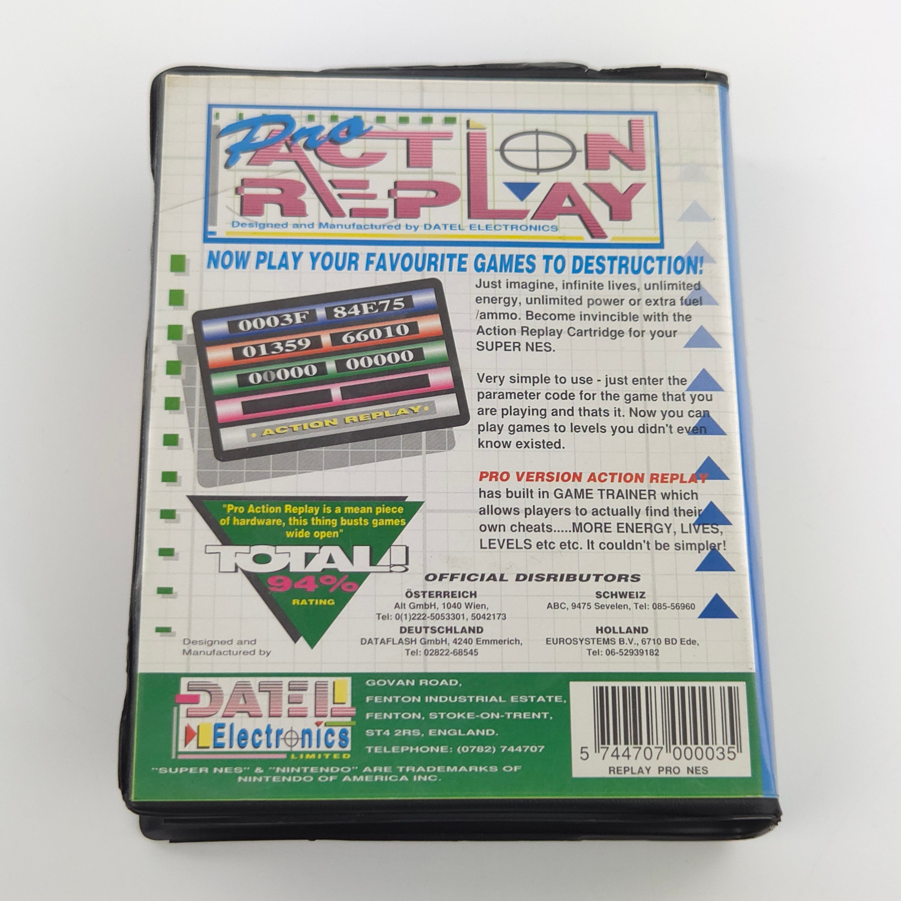 Super Nintendo Zubehör – Action Replay Ultimate Modul OVP